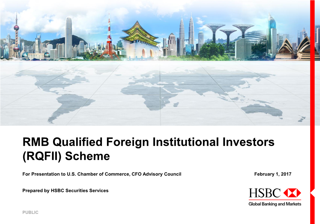 RMB Qualified Foreign Institutional Investors (RQFII) Scheme