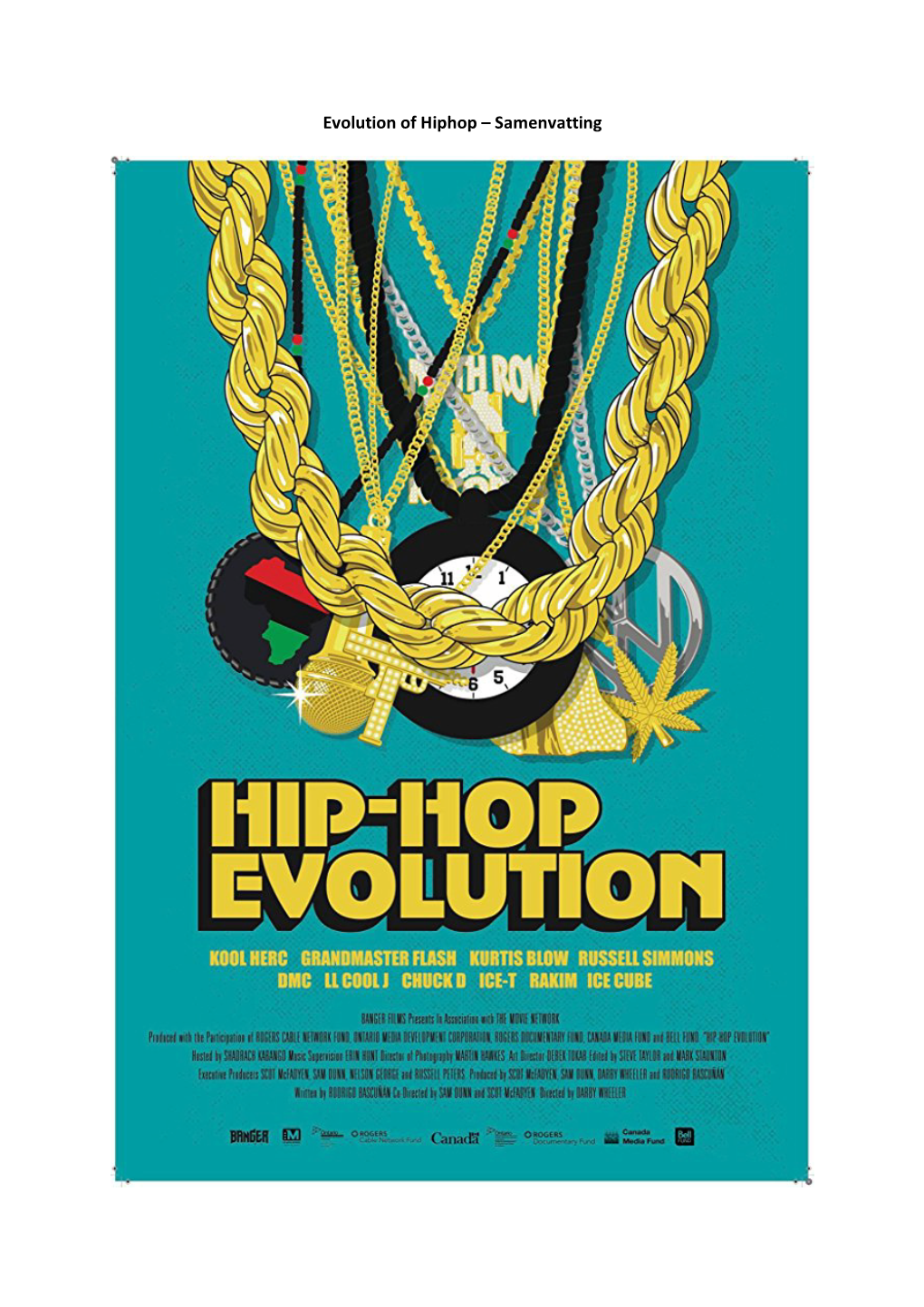 Evolution of Hiphop – Samenvatting