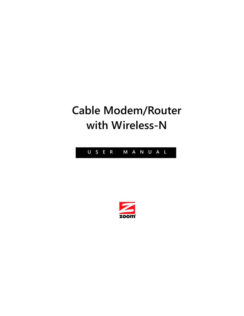 Cable Modem/Router with Wireless-N