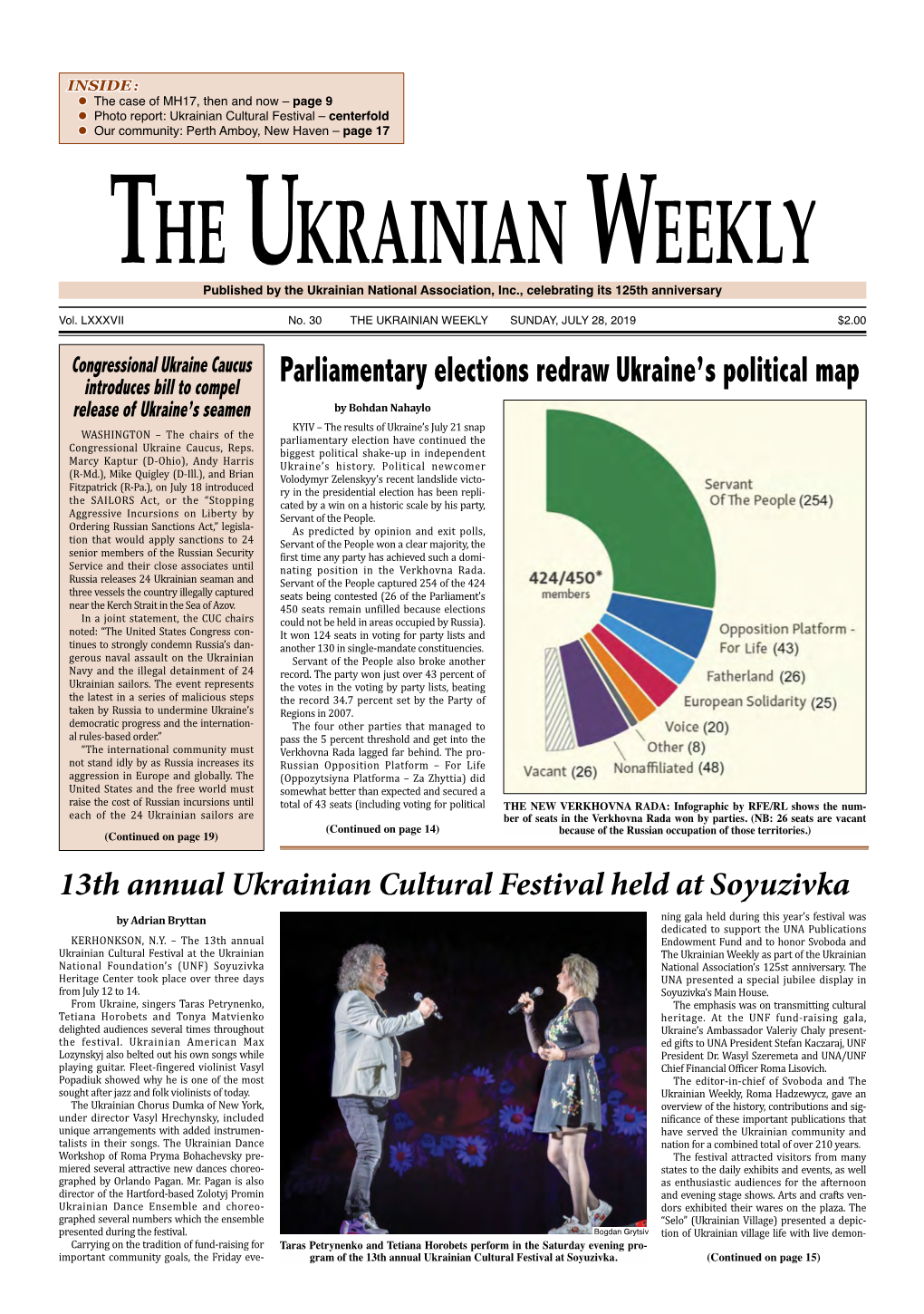 The Ukrainian Weekly, 2019