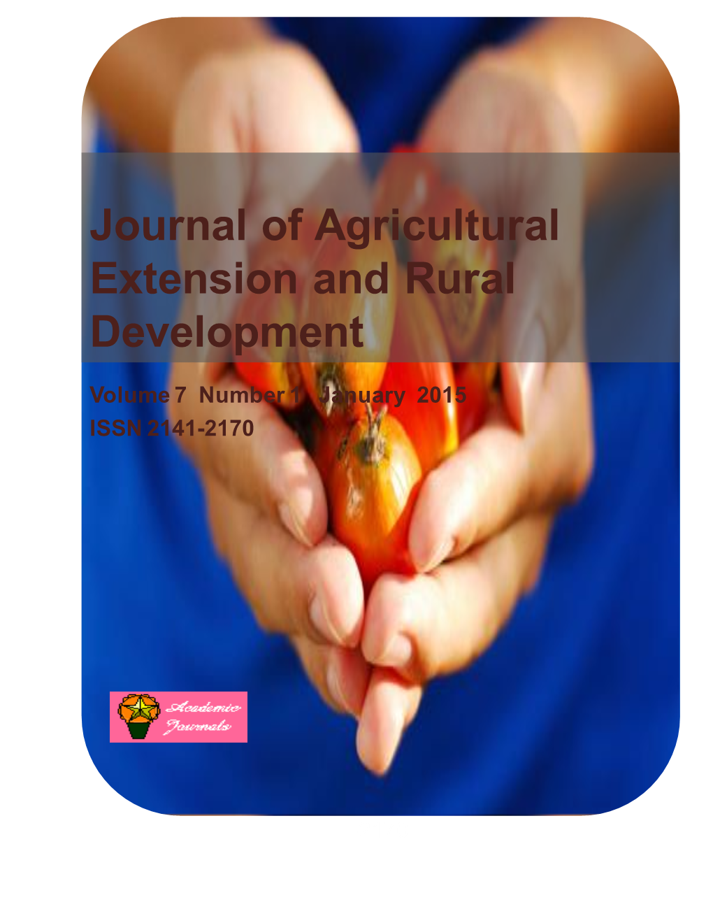 Journal of Agricultural Extension and Rural Development