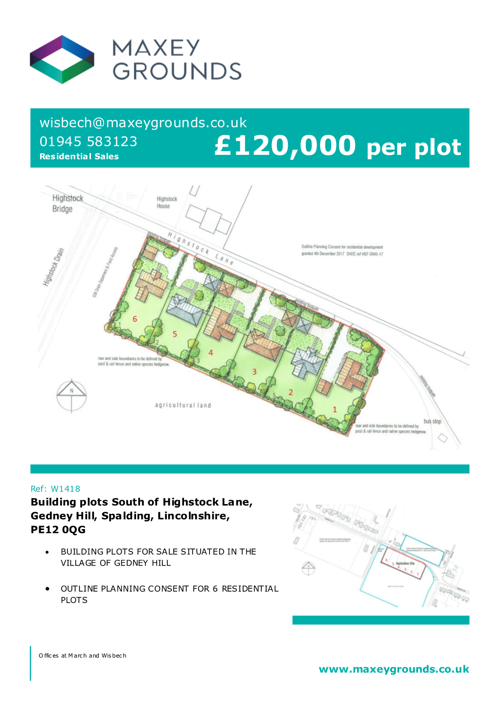 £120,000 Per Plot