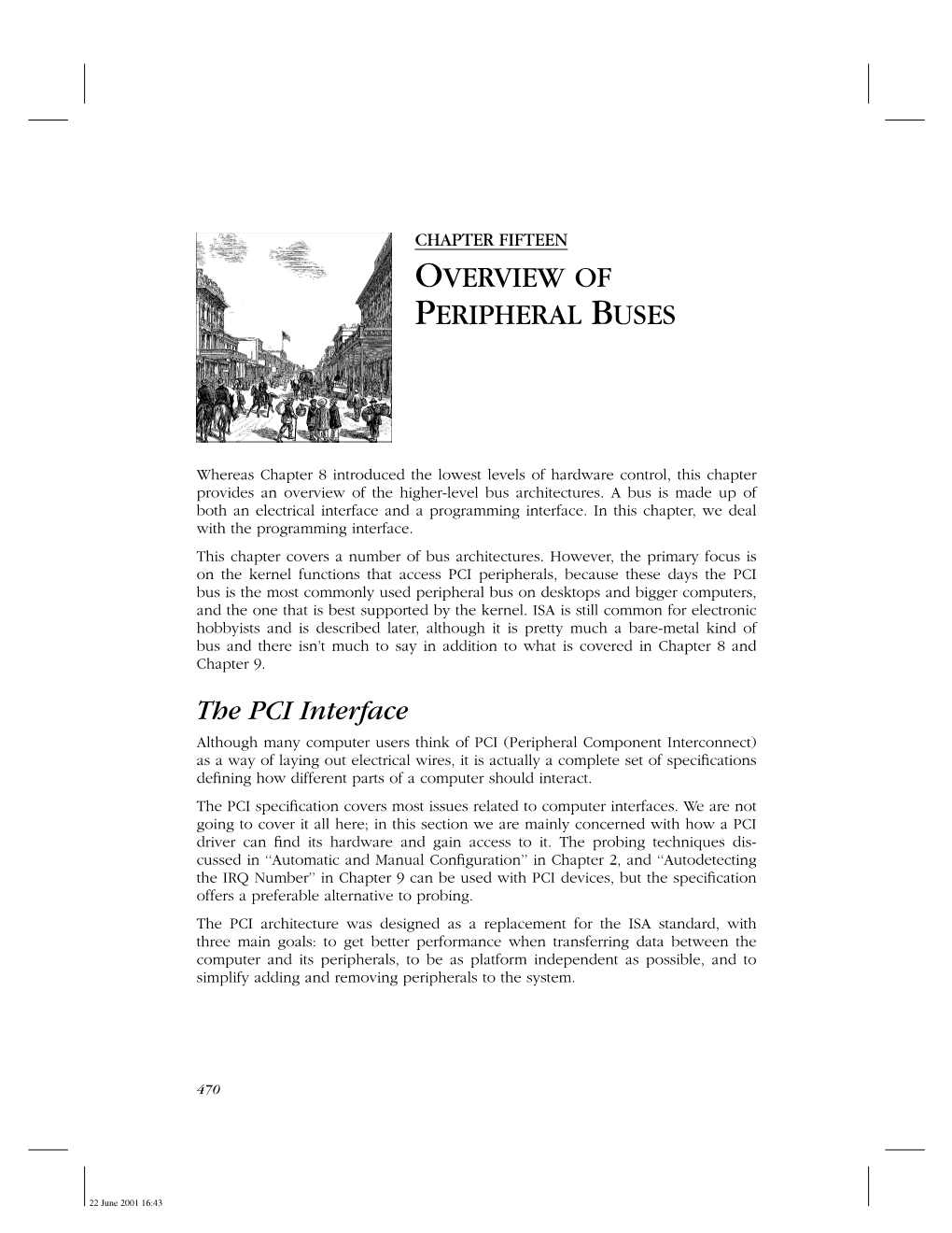 Chapter 15: Overview of Peripheral Buses