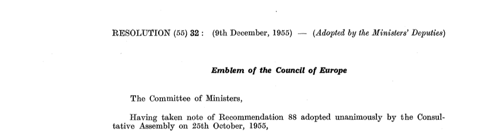 32: (9Th December, 1955) - (Adopted by the Ministers' Deputies)