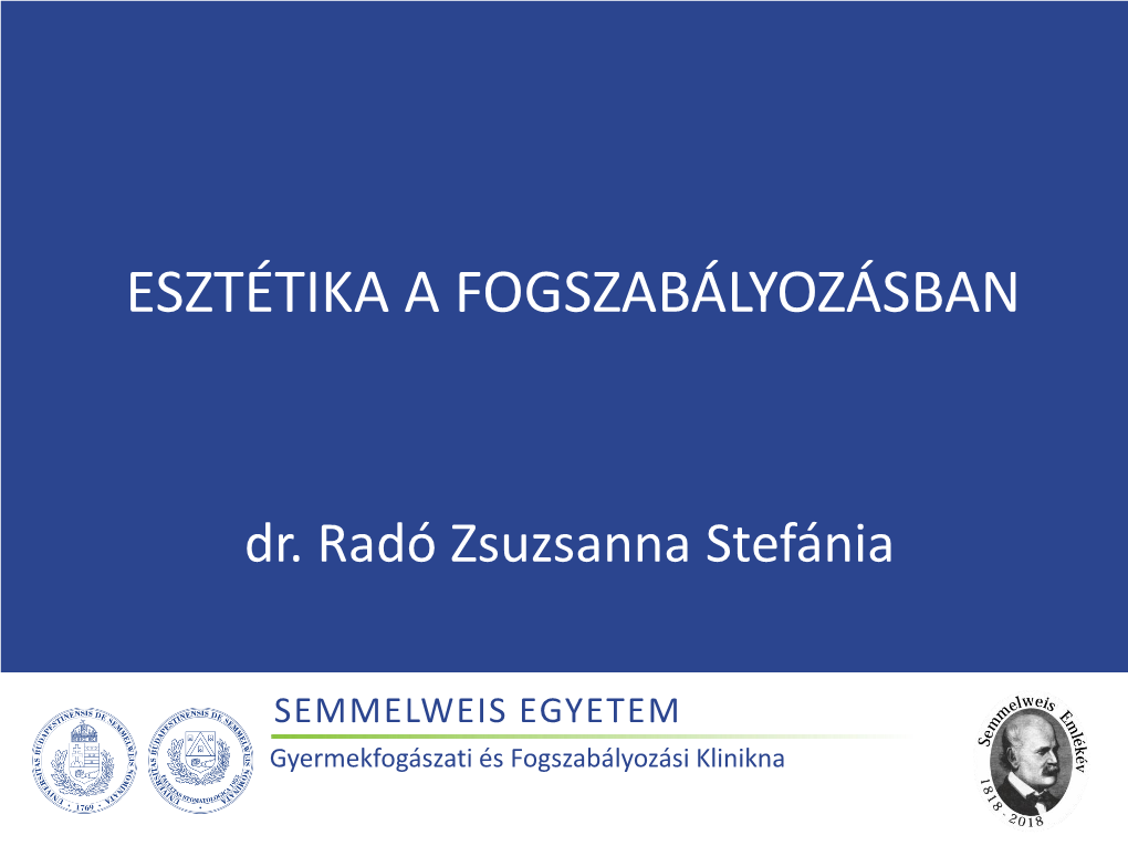 Dr. Radó Zsuzsanna Stefánia