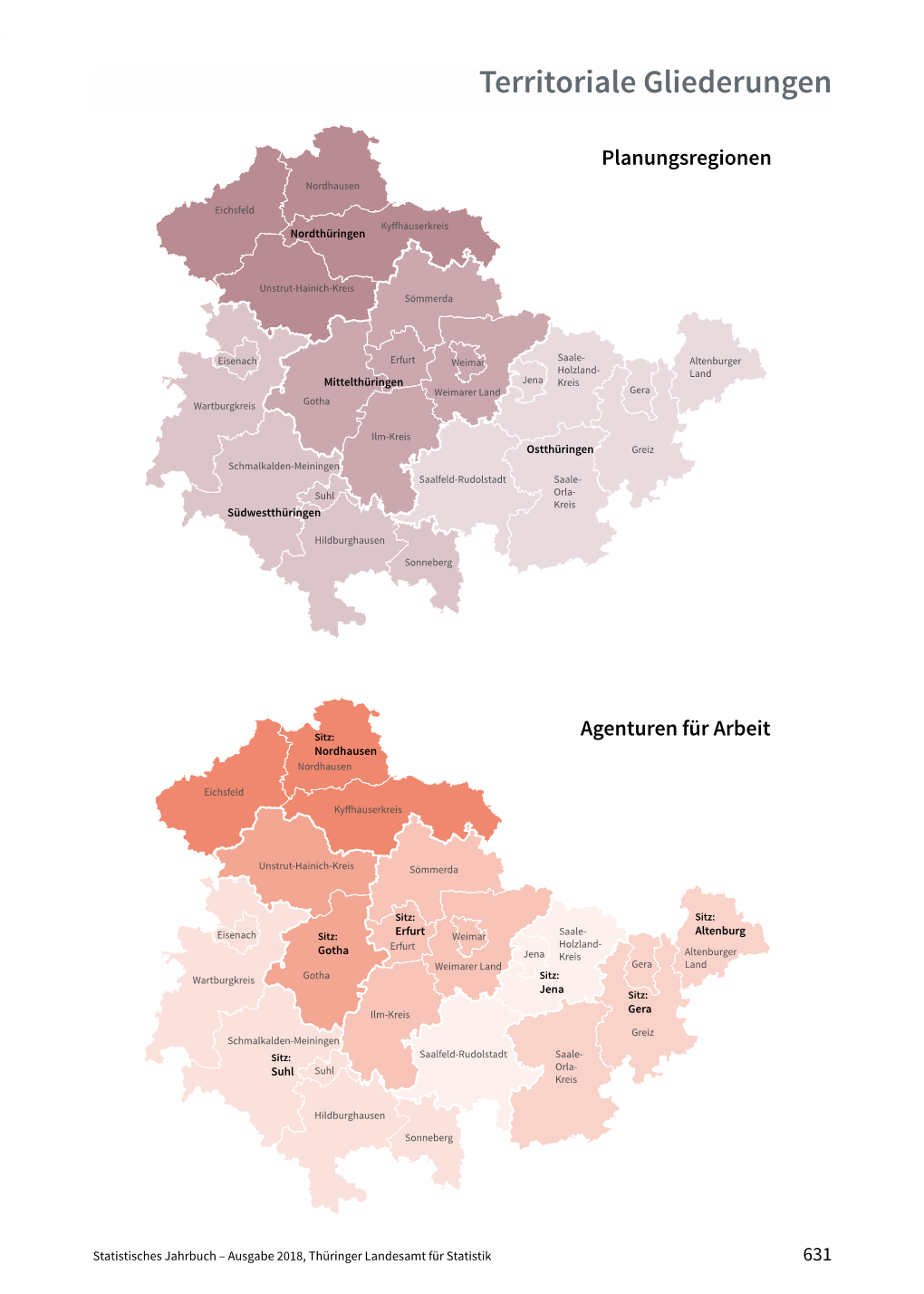 Territoriale Gliederungen