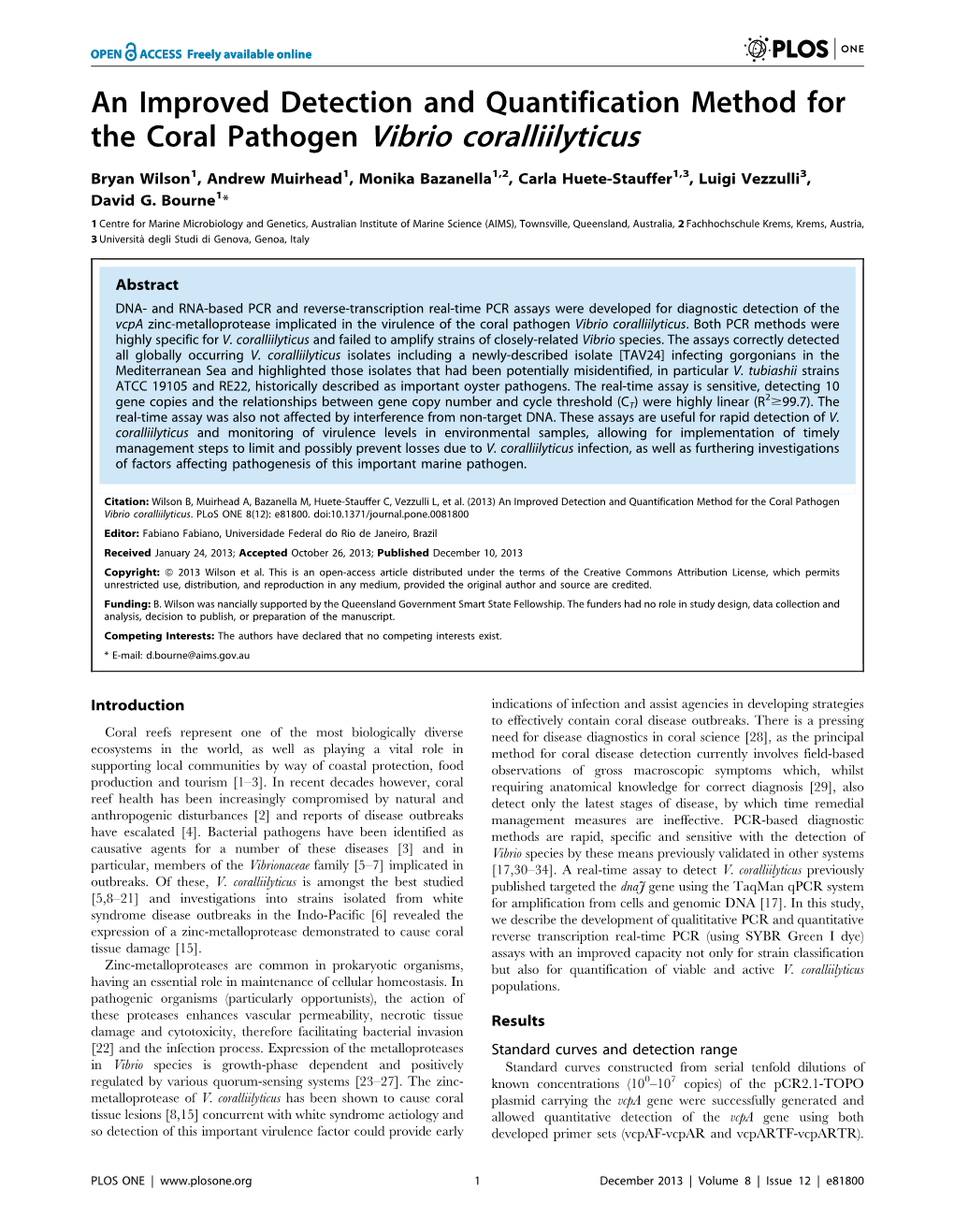 The Coral Pathogen Vibrio Coralliilyticus