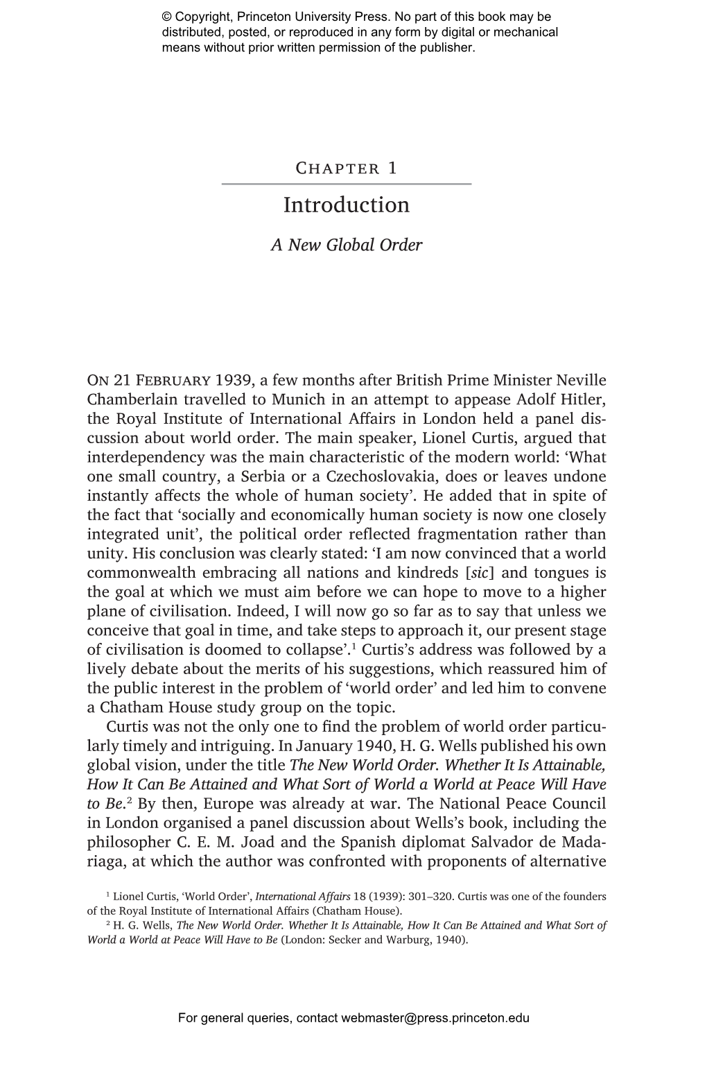 The Emergence of Globalism Is an Intellectual History of the Complex and Nonlinear Genealogy of Globalism in Mid-­Century Visions of World Order