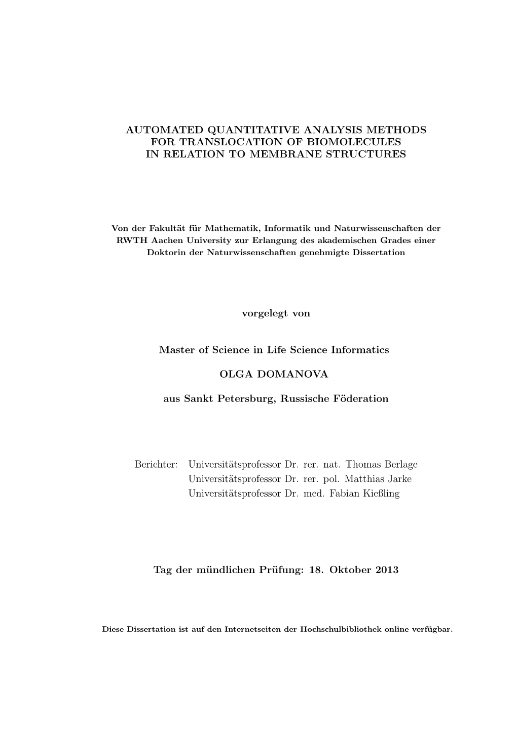 Toponomical Proteomics