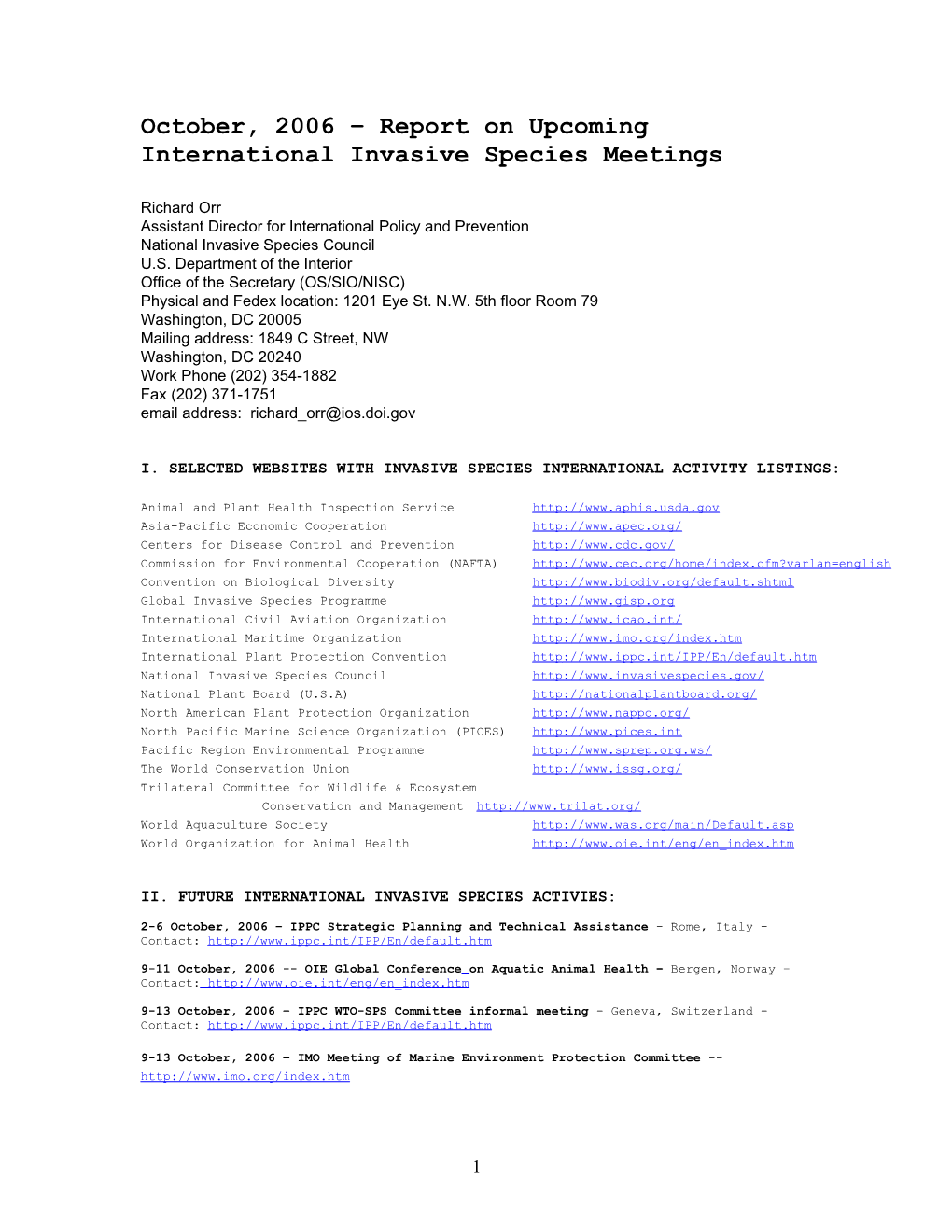 The Brown Treesnake Technical Committee Meeting Will Be Held in Honolulu