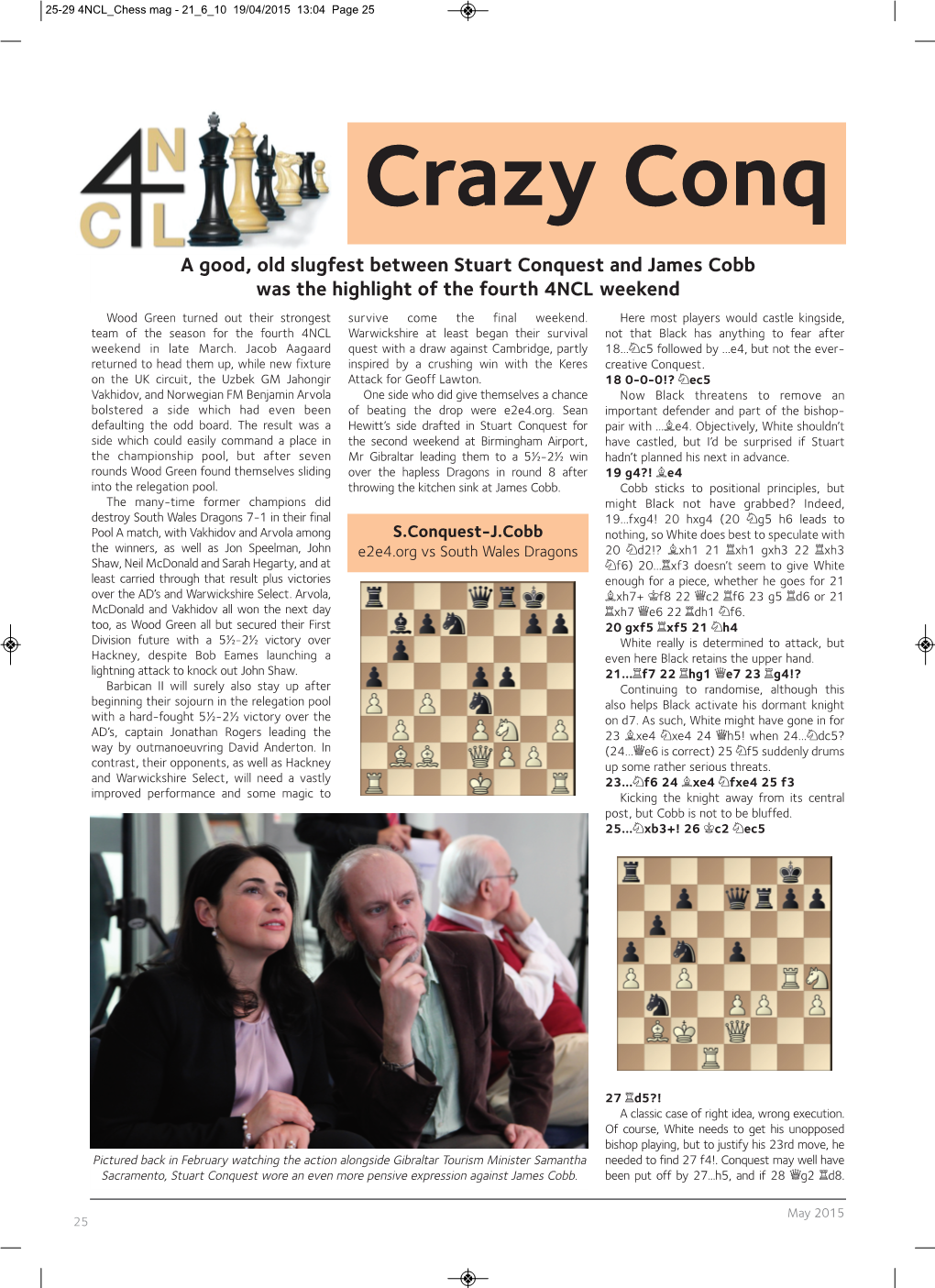 Chess Mag - 21 6 10 19/04/2015 13:04 Page 25