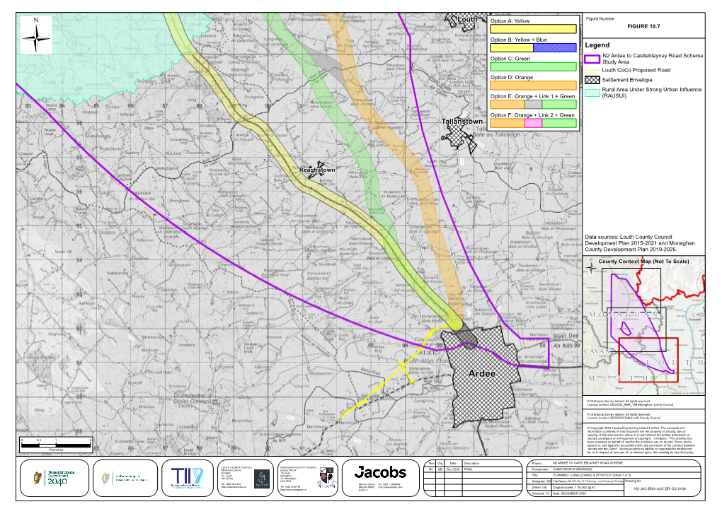 Fig 10.7 Planning - Land Zoning & Strategy Drawing No