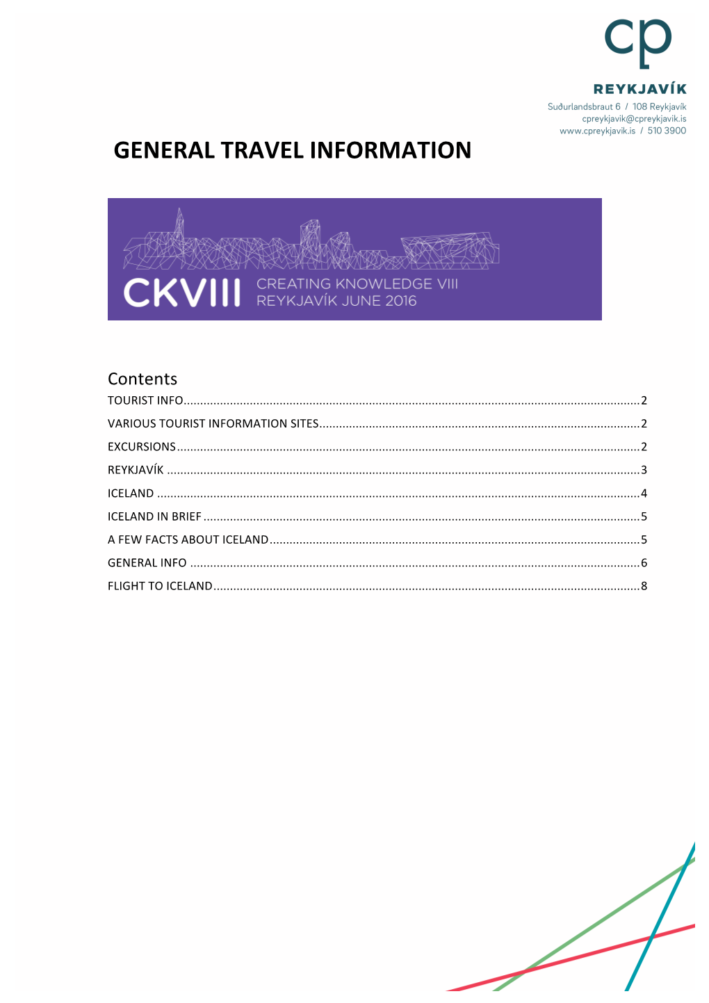 General Travel Information