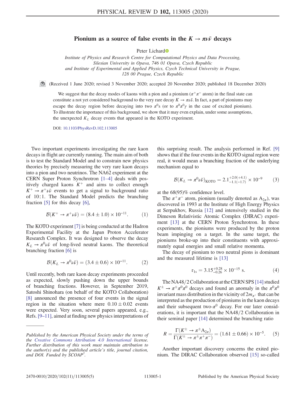 Pionium As a Source of False Events in the K→Πνν Decays