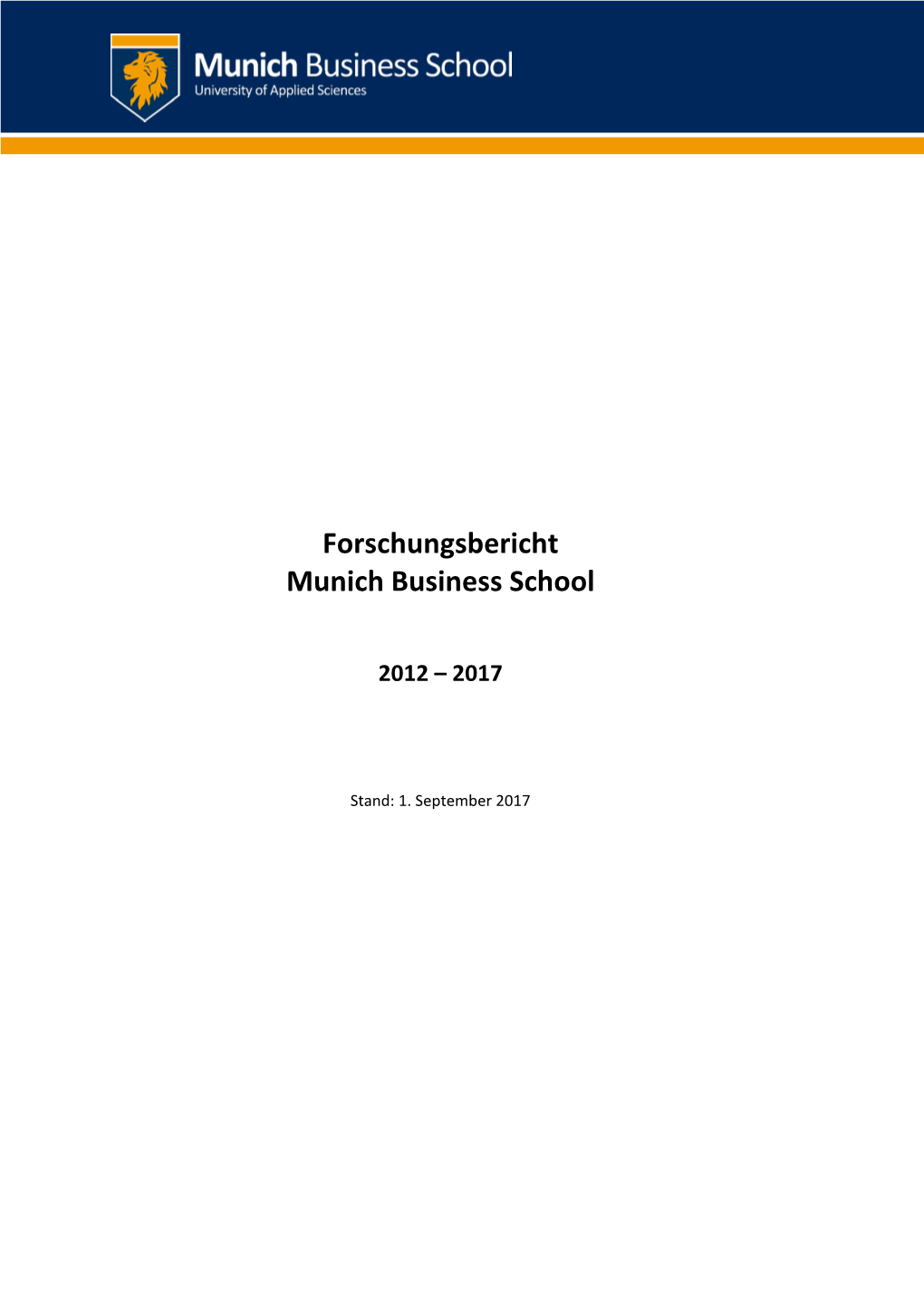 Forschungsbericht 2017