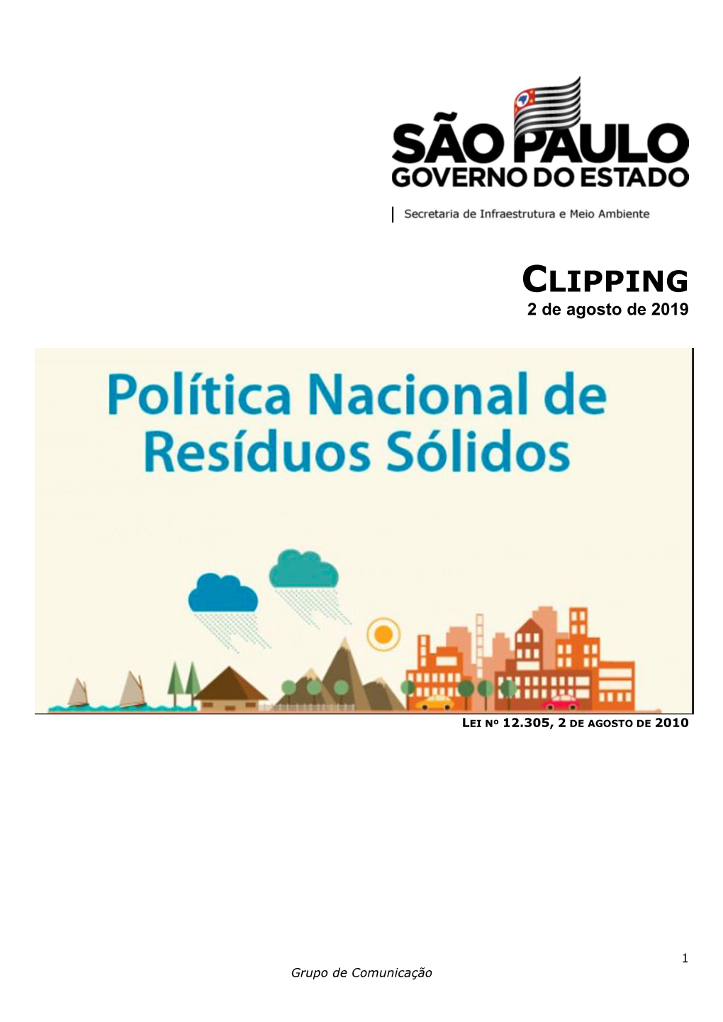 CLIPPING 2 De Agosto De 2019