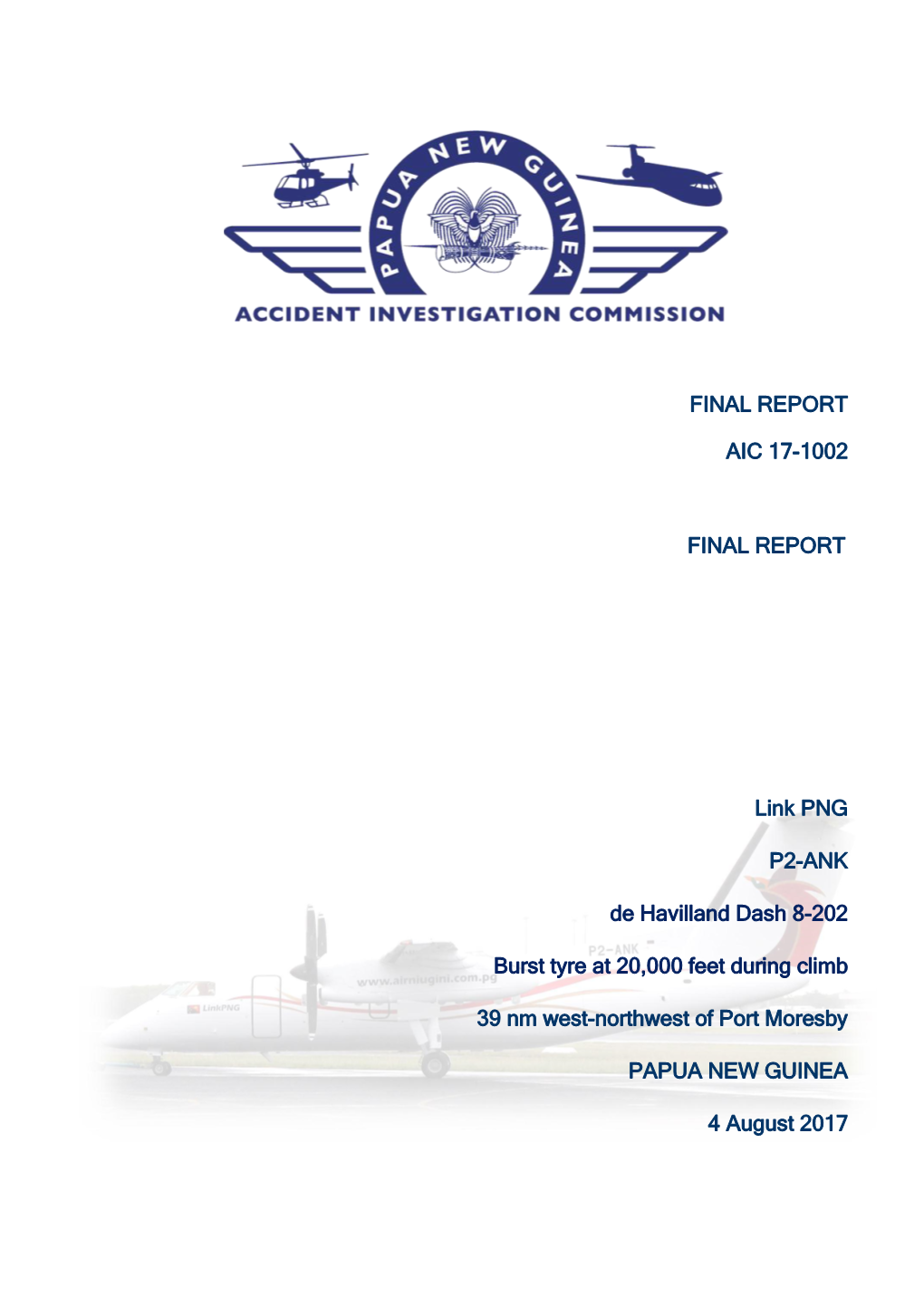 FINAL REPORT AIC 17-1002 FINAL REPORT Link PNG P2