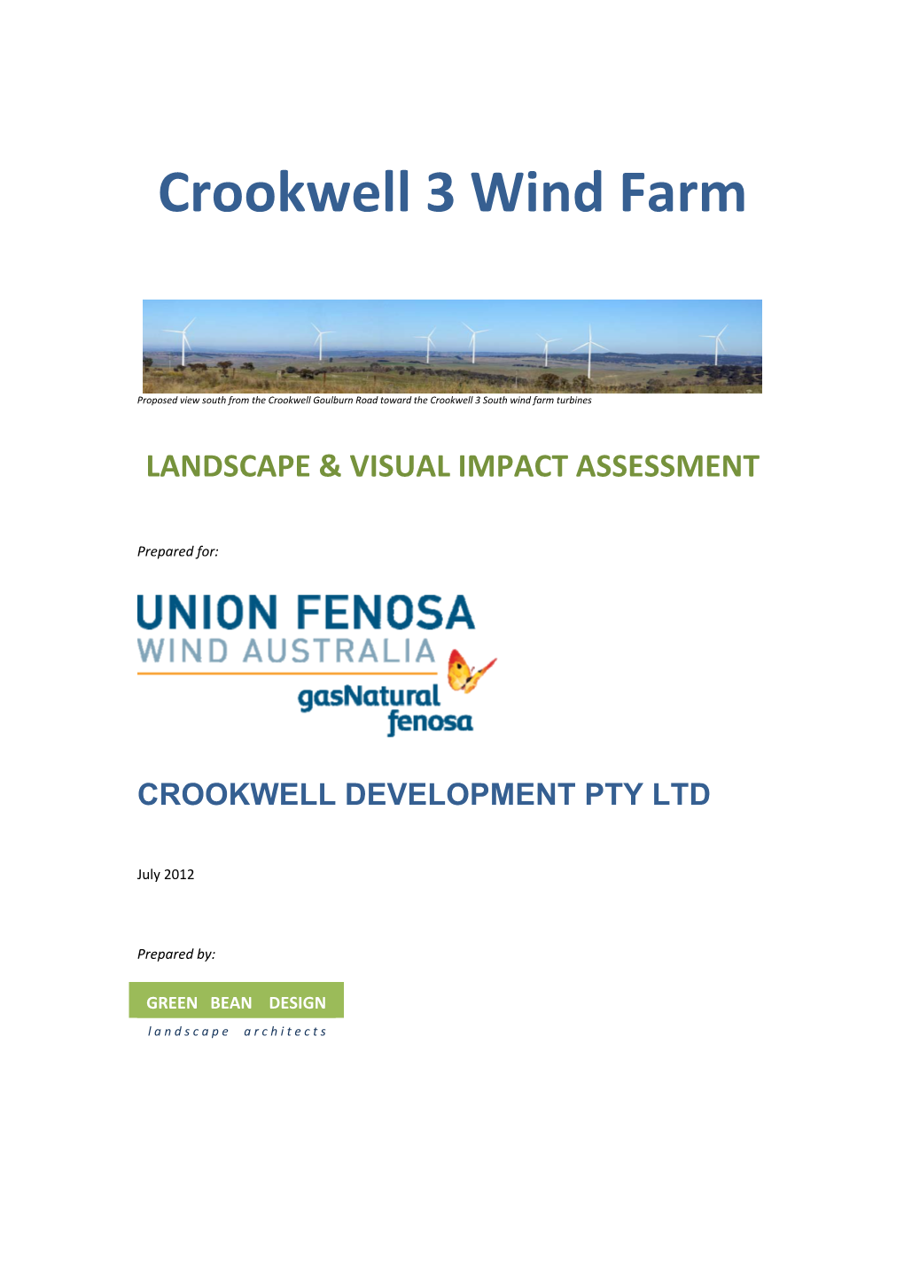 Crookwell 3 Wind Farm
