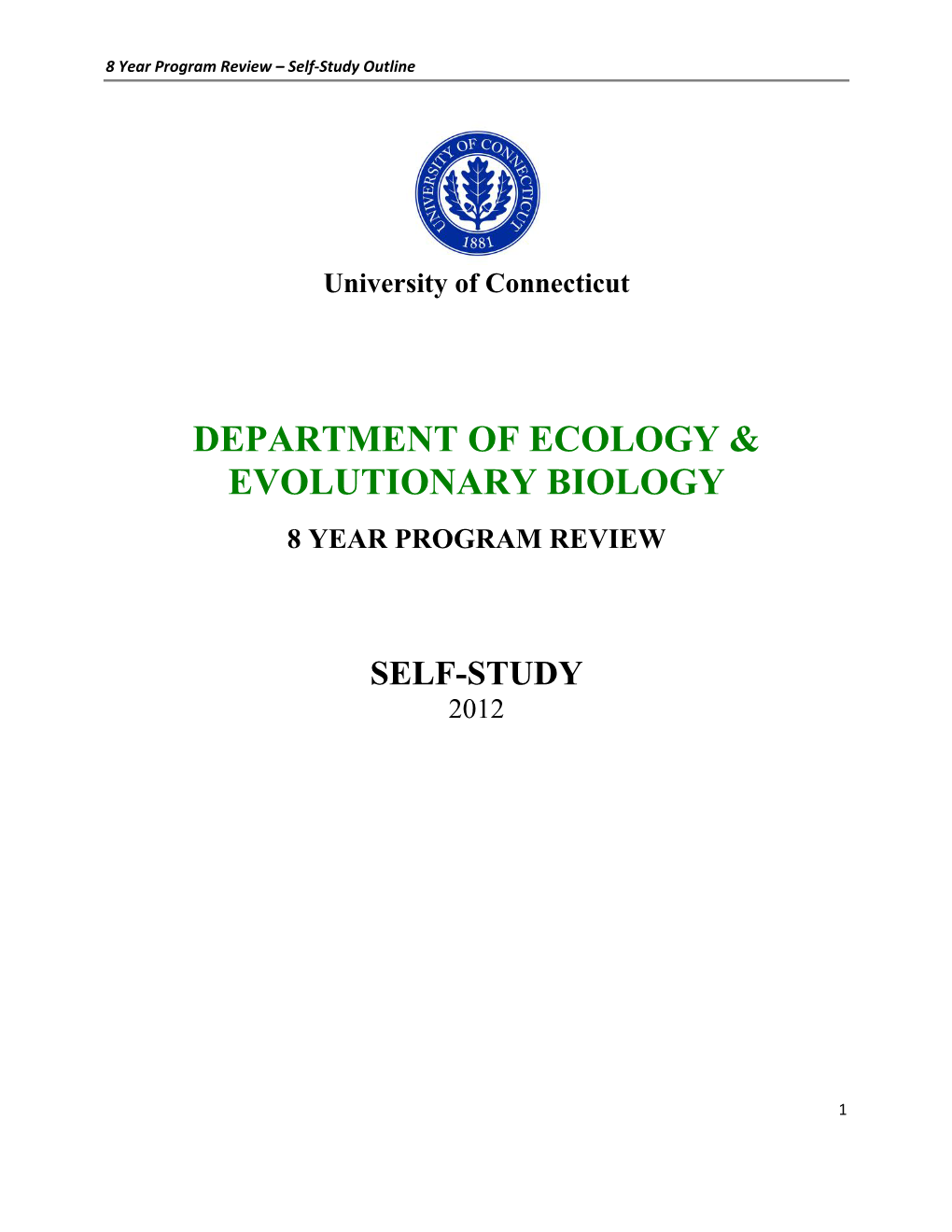 Department of Ecology & Evolutionary Biology