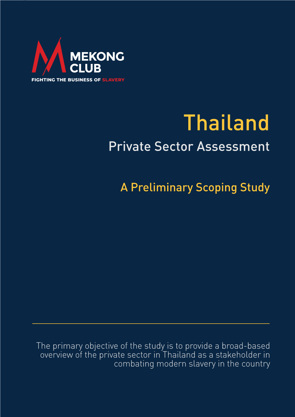 Thailand Private Sector Assessment