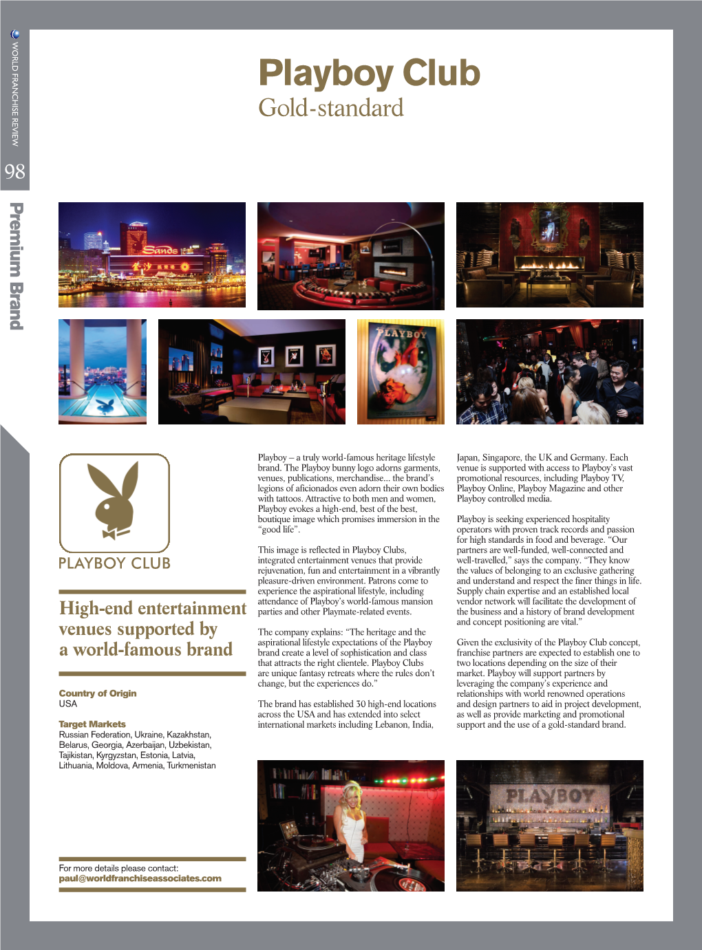 Playboy Club Gold-Standard