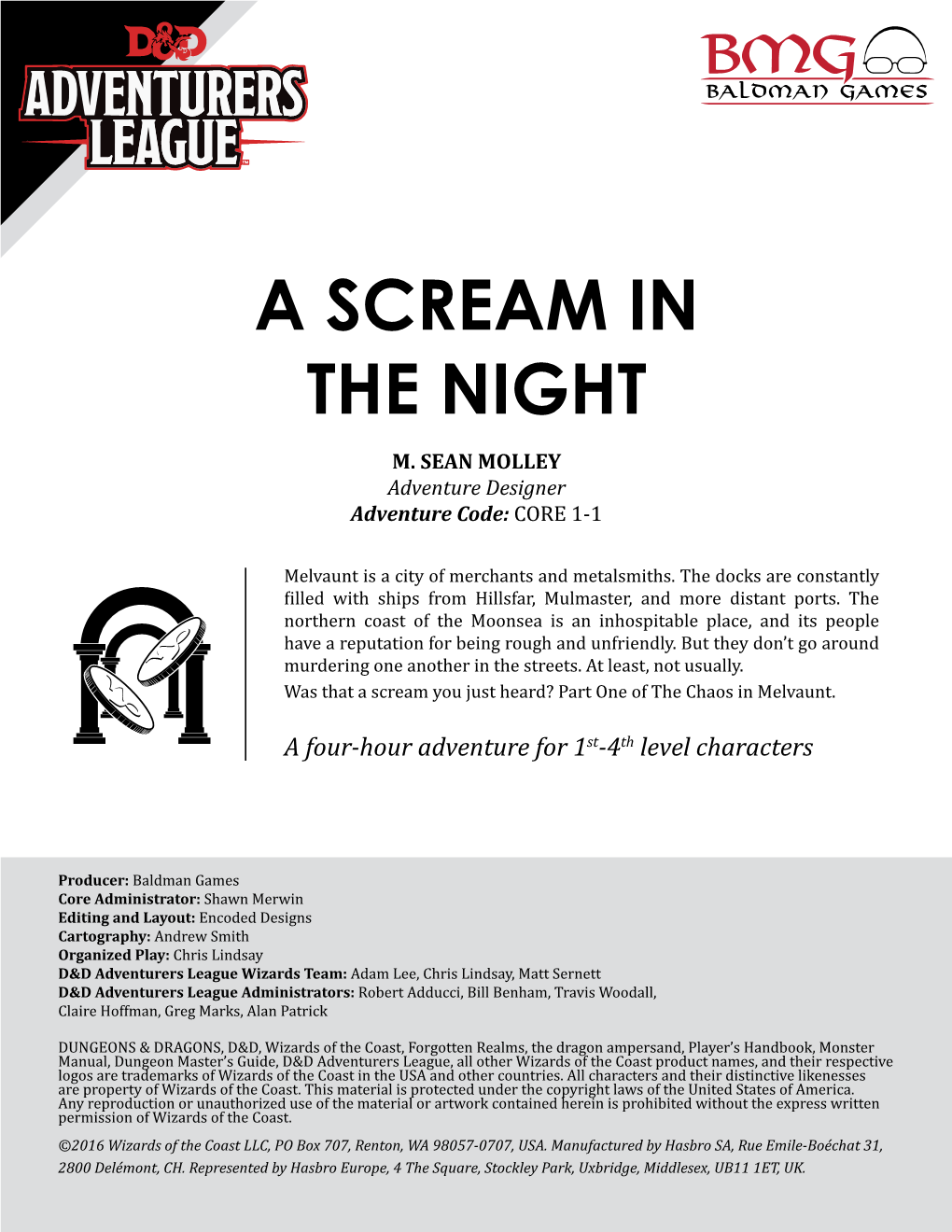 A Scream in the Night M