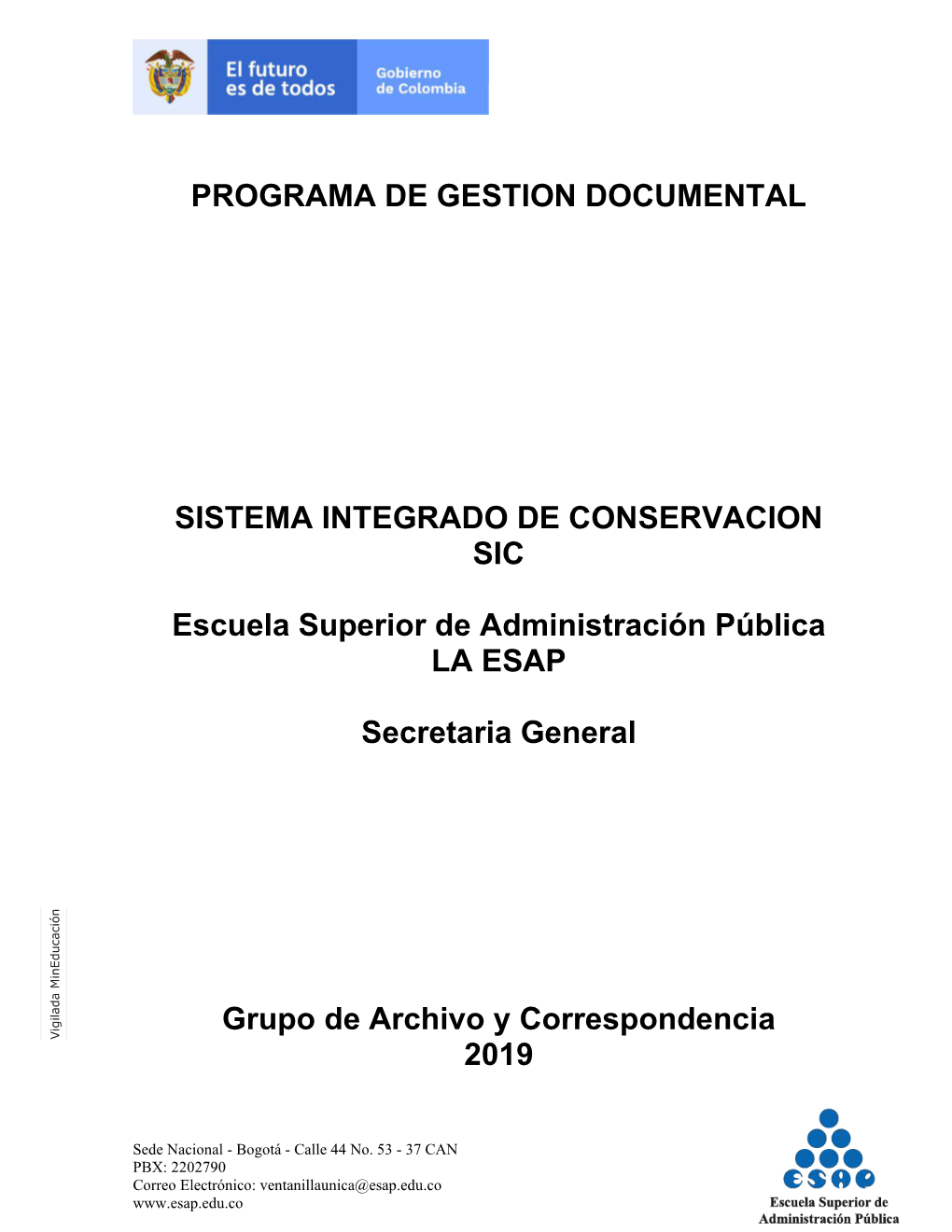 Sistema Integrado De Conservación