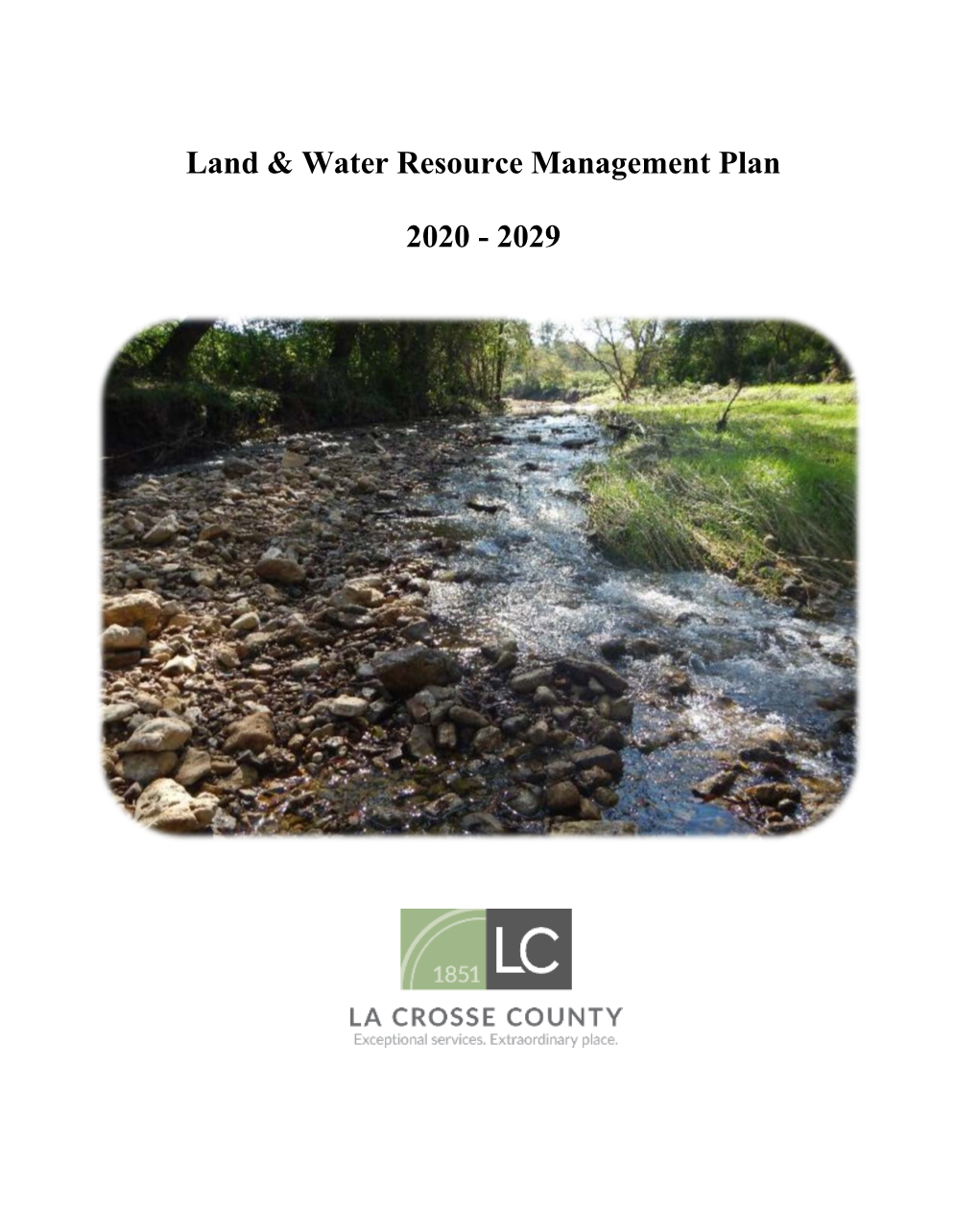 Land & Water Resource Management Plan