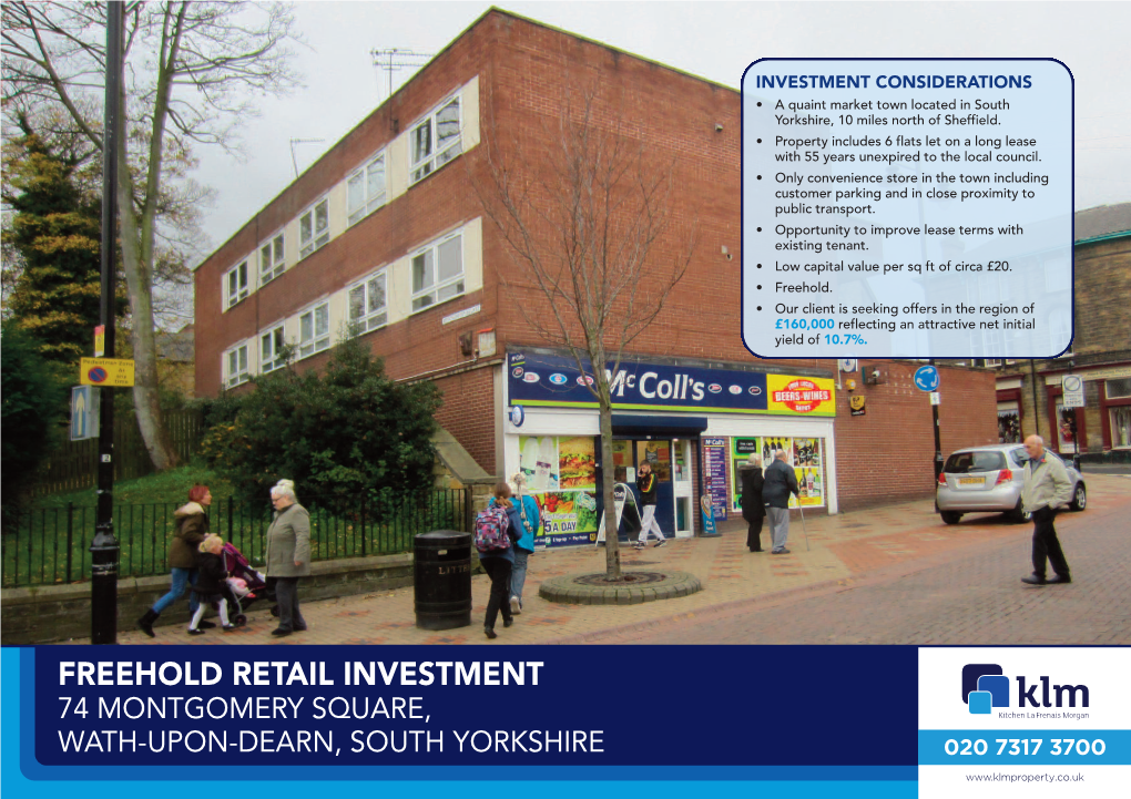 Freehold Retail Investment