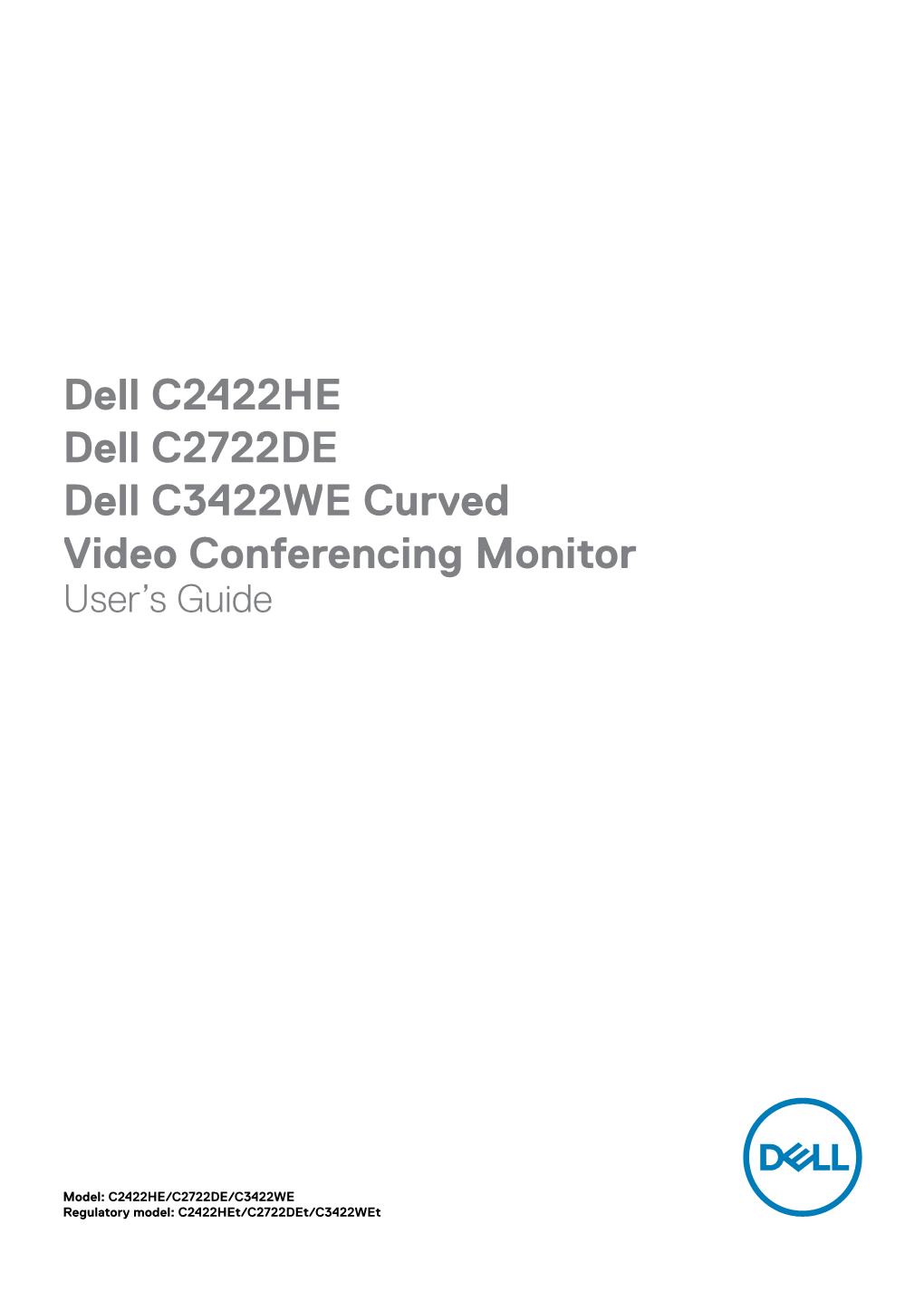 Dell C3422WE User's Guide