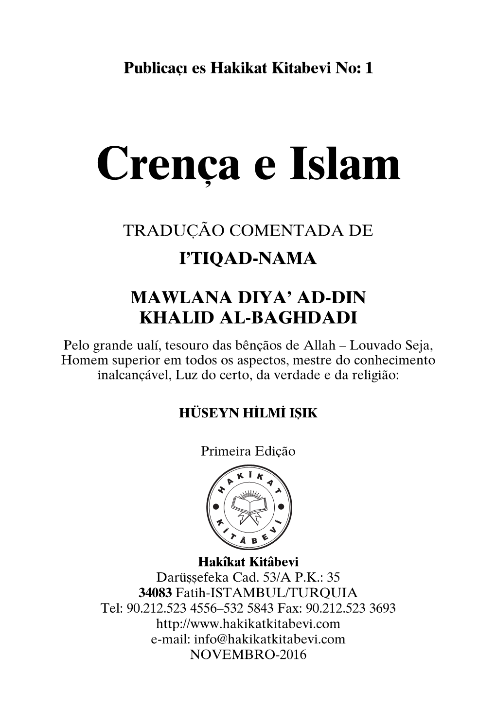 Crença E Islam
