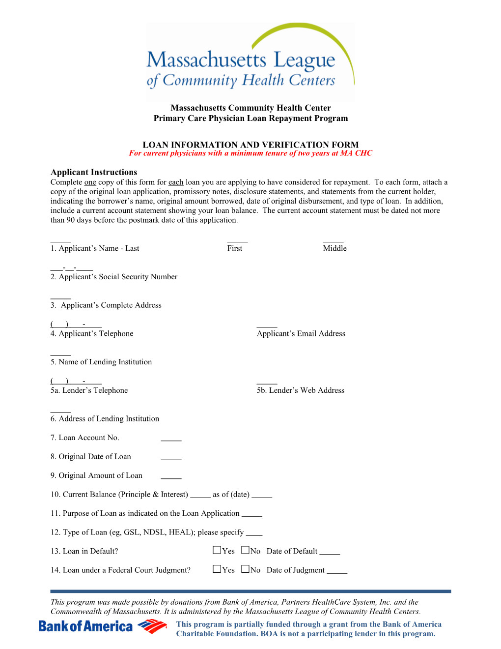 Massachusetts Community Health Center