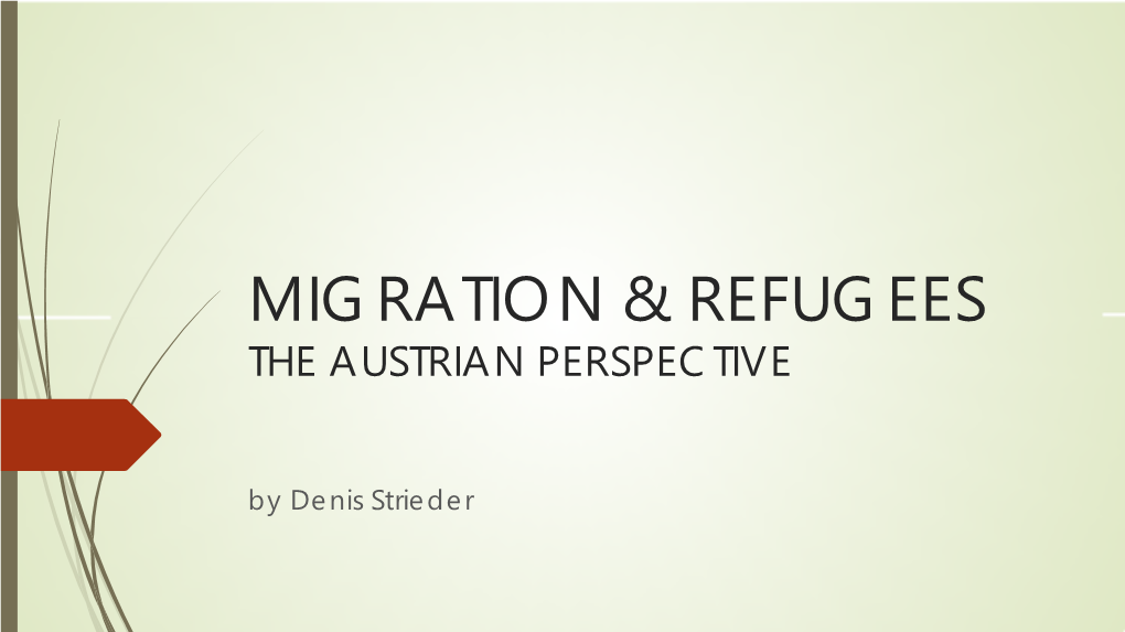 Migration – the Austrian