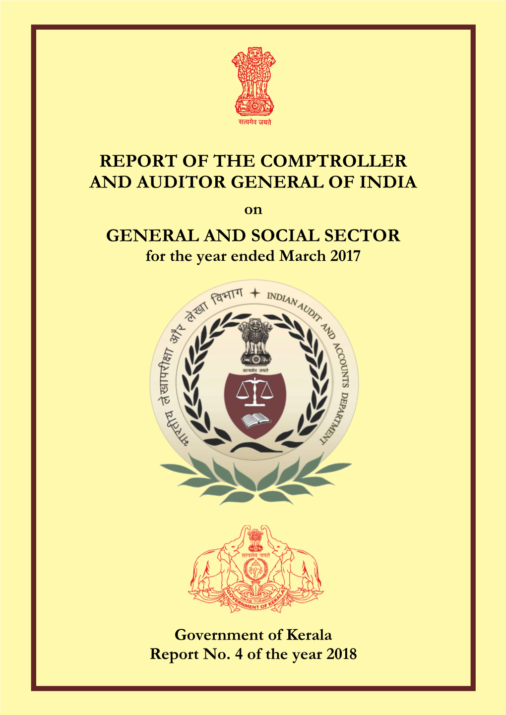General and Social Sector Government of Kerala