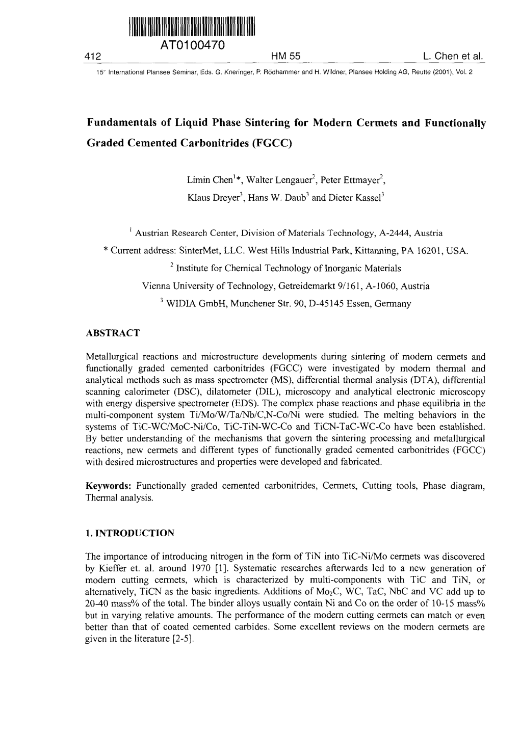 ATO100470 Fundamentals of Liquid Phase Sintering for Modern