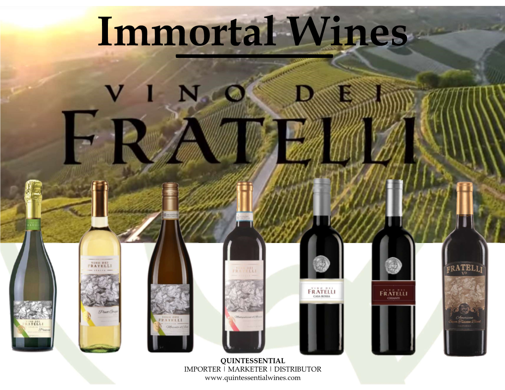 Vino Dei Fratelli Presentation