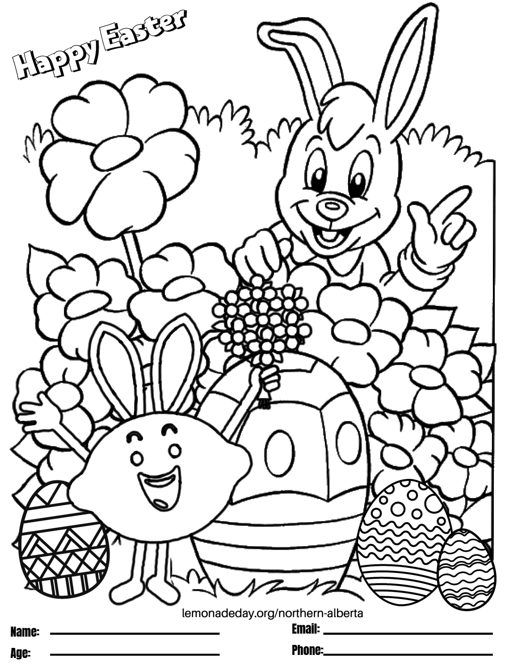 LD Easter Colouring Page 2020