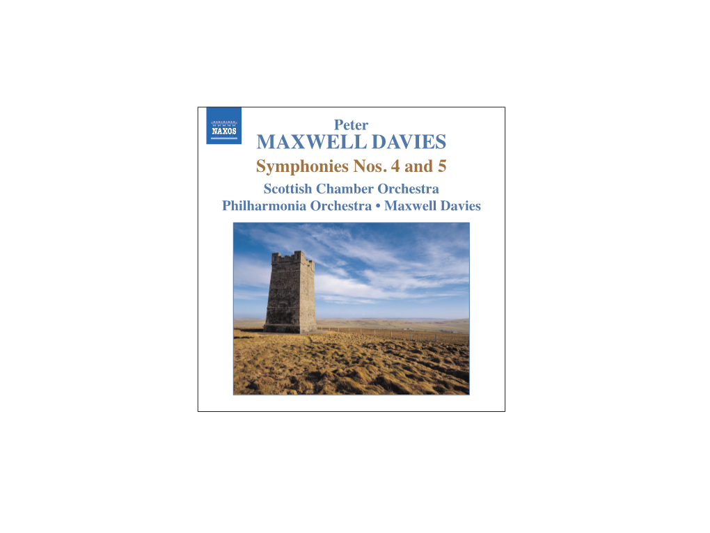 MAXWELL DAVIES Symphonies Nos