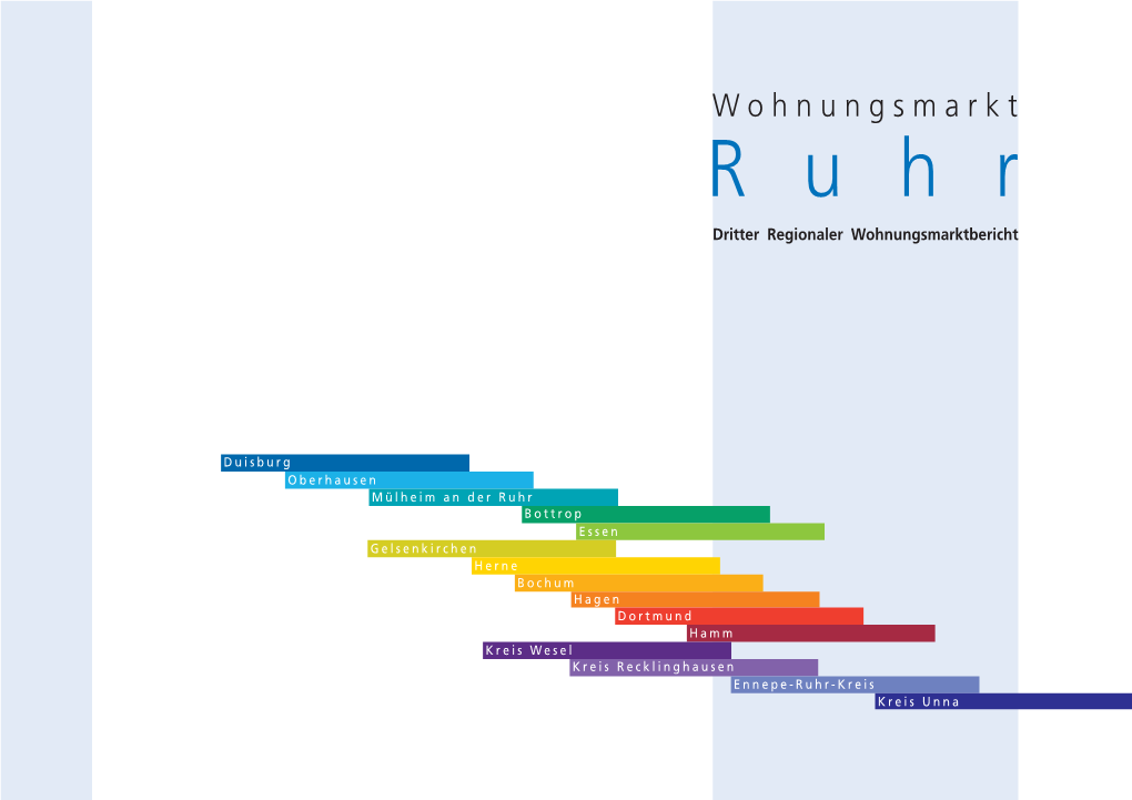 Wohnungsmarkt Ruhr Dritter Regionaler Wohnungsmarktbericht