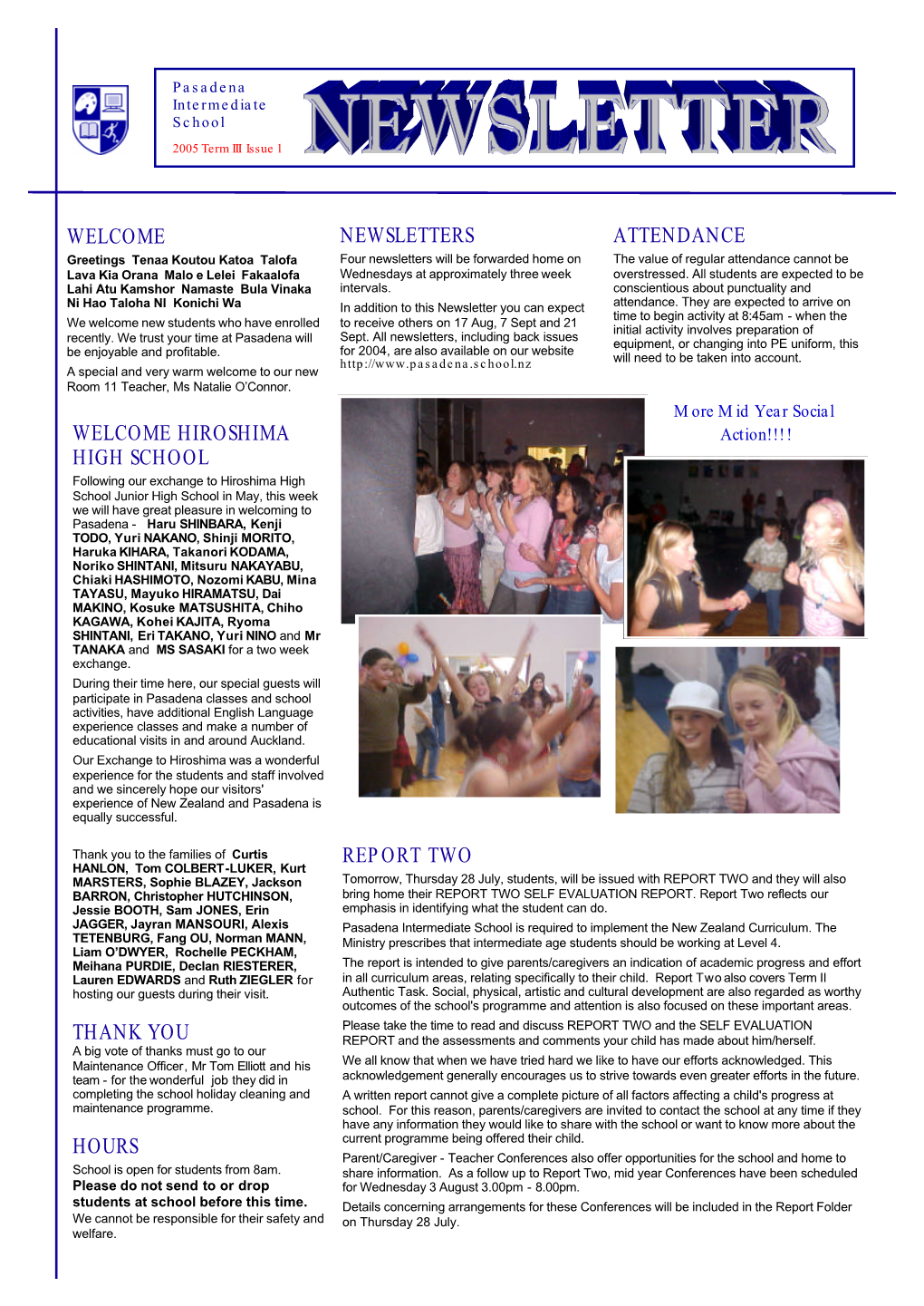 Newsletter 1