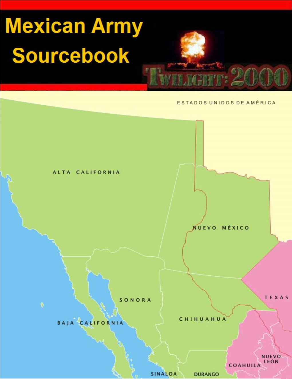 Twilight:2000 Ejército Méxicano Sourcebook Designs by Paul Mulcahy