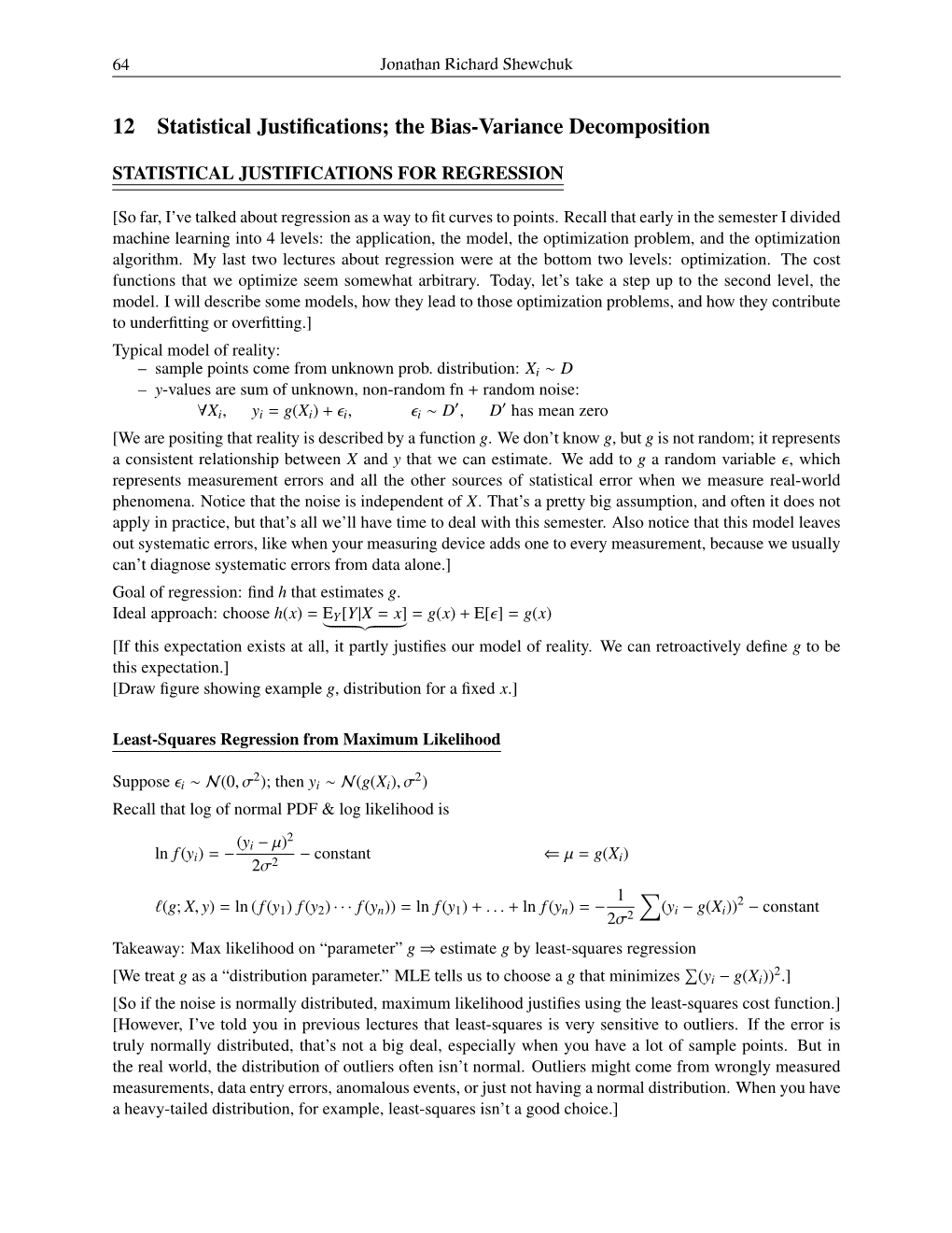 The Bias-Variance Decomposition