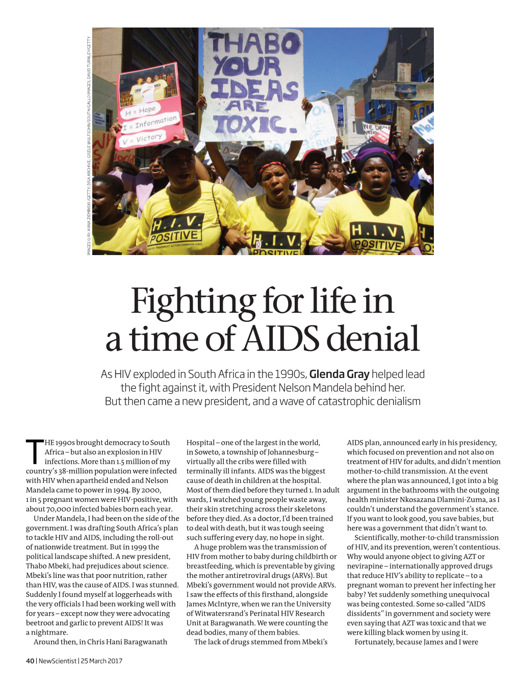 Fighting for Life in a Time of AIDS Denial