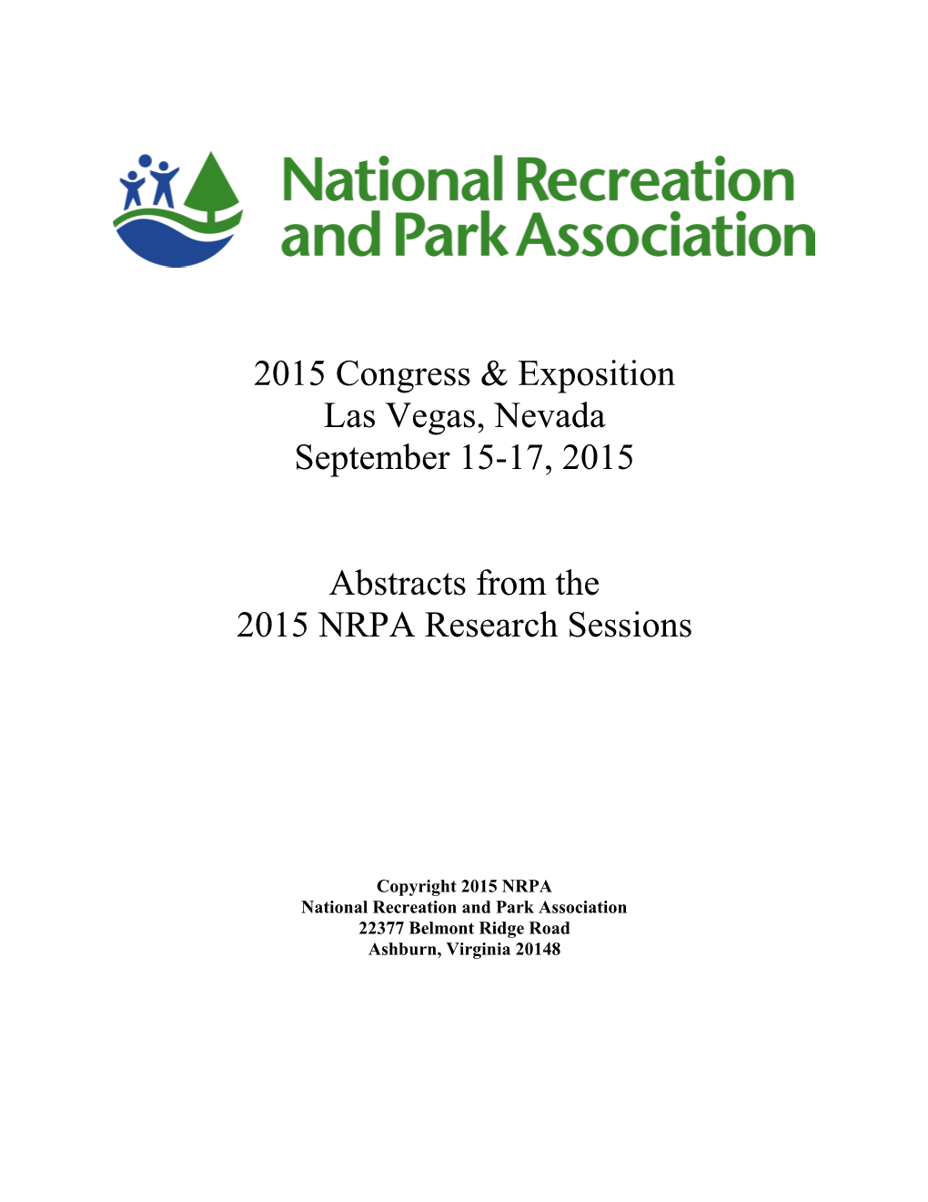 2015 Book of Abstracts