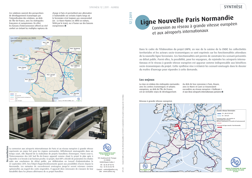 Ligne Nouvelle Paris Normandie