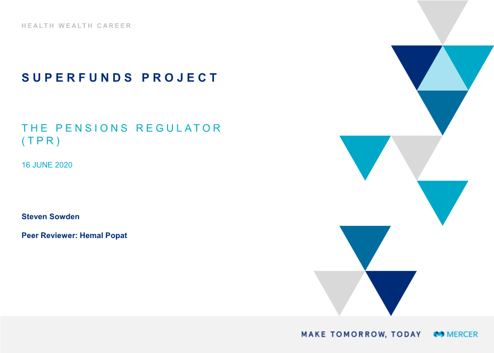 Superfunds Project