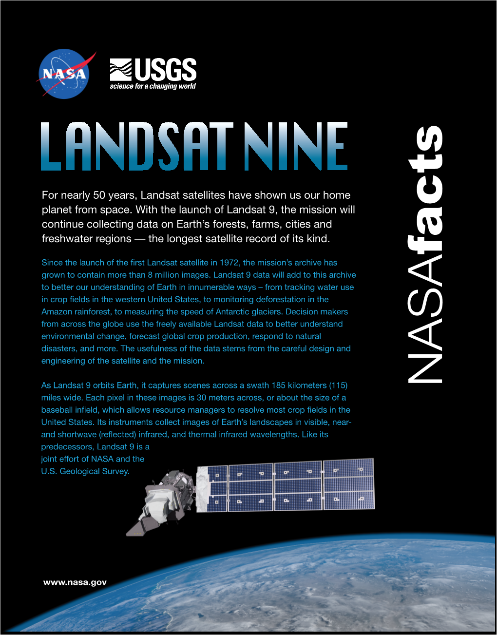 Landsat 9, the Mission Will Continue Collecting Data on Earth’S Forests, Farms, Cities And