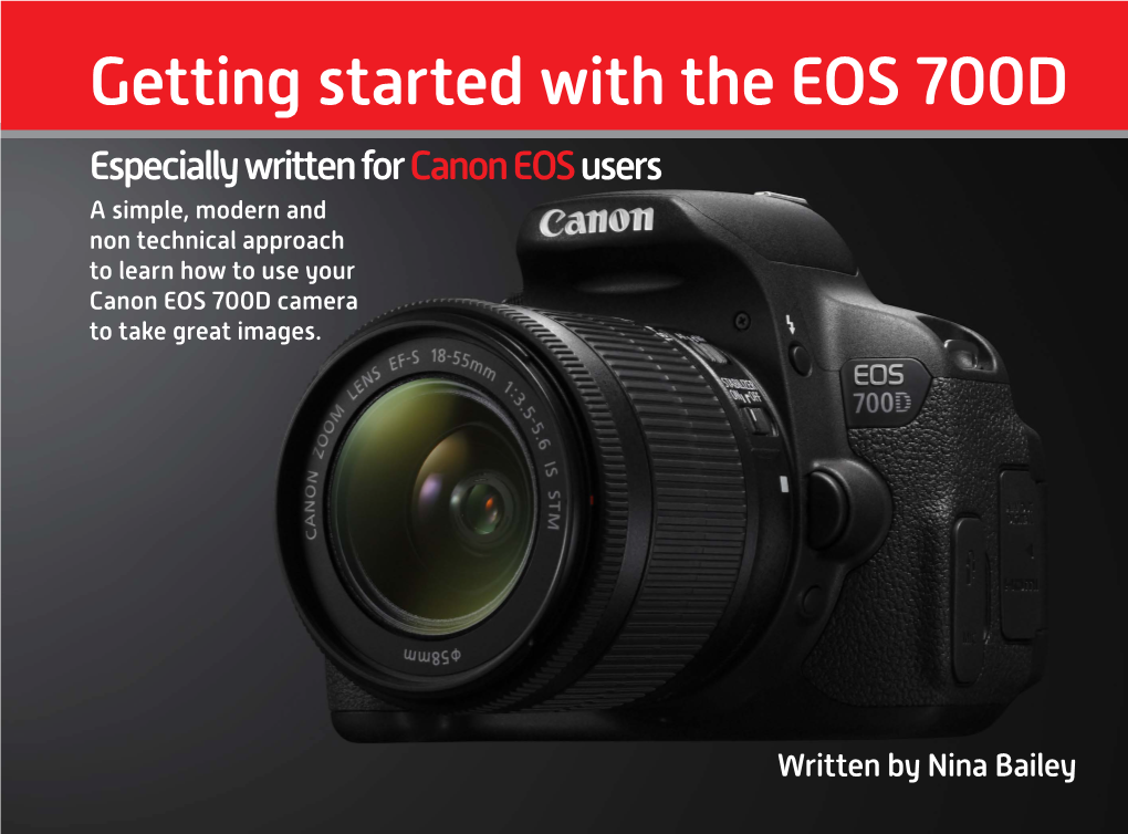 Getting Started with the EOS 700D