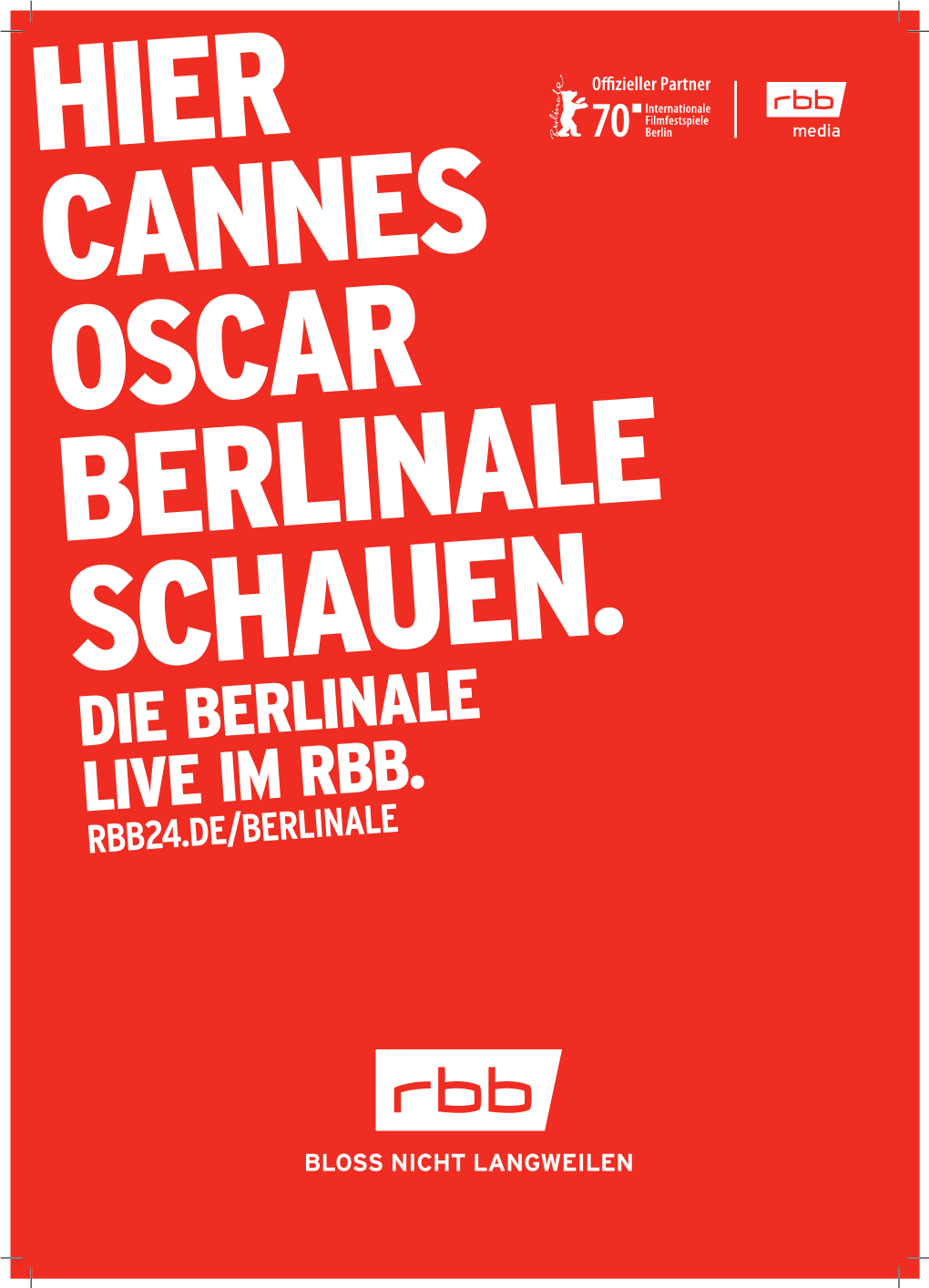 Die Berlinale Live Im Rbb. Rbb24.De/Berlinale