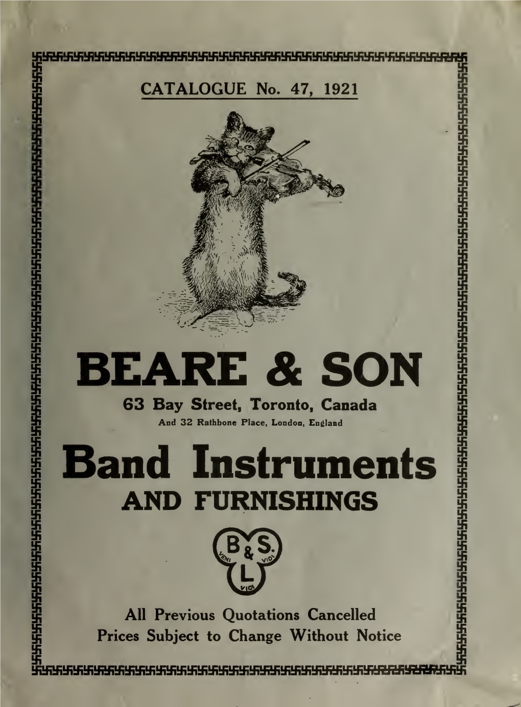 Band Instruments and Furnishings